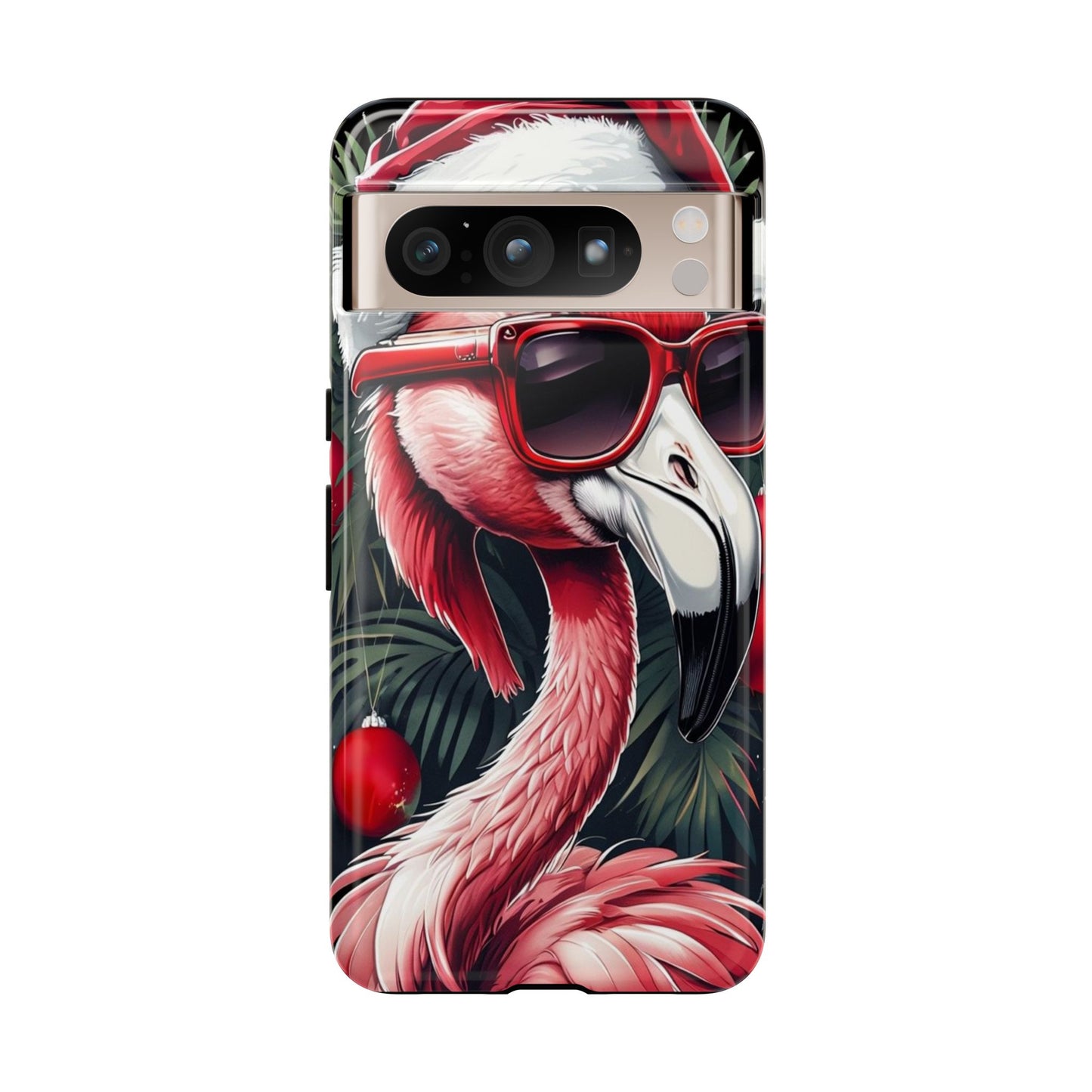 Festive Flamingo Holiday Phone Case