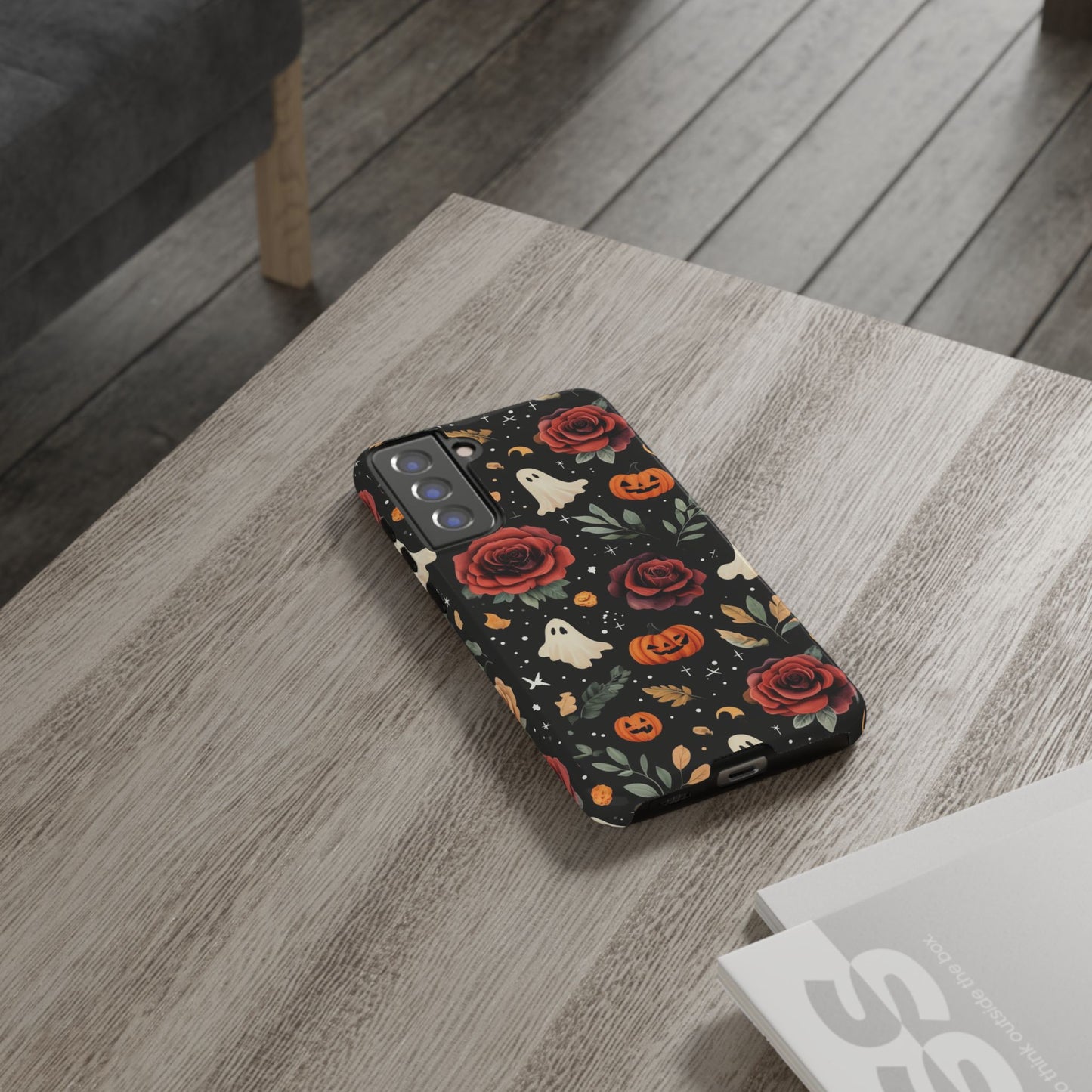 Roses and Ghosts Phone Case