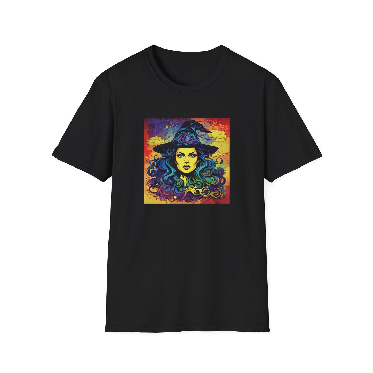 Psychedelic Witch Unisex Softstyle T-Shirt