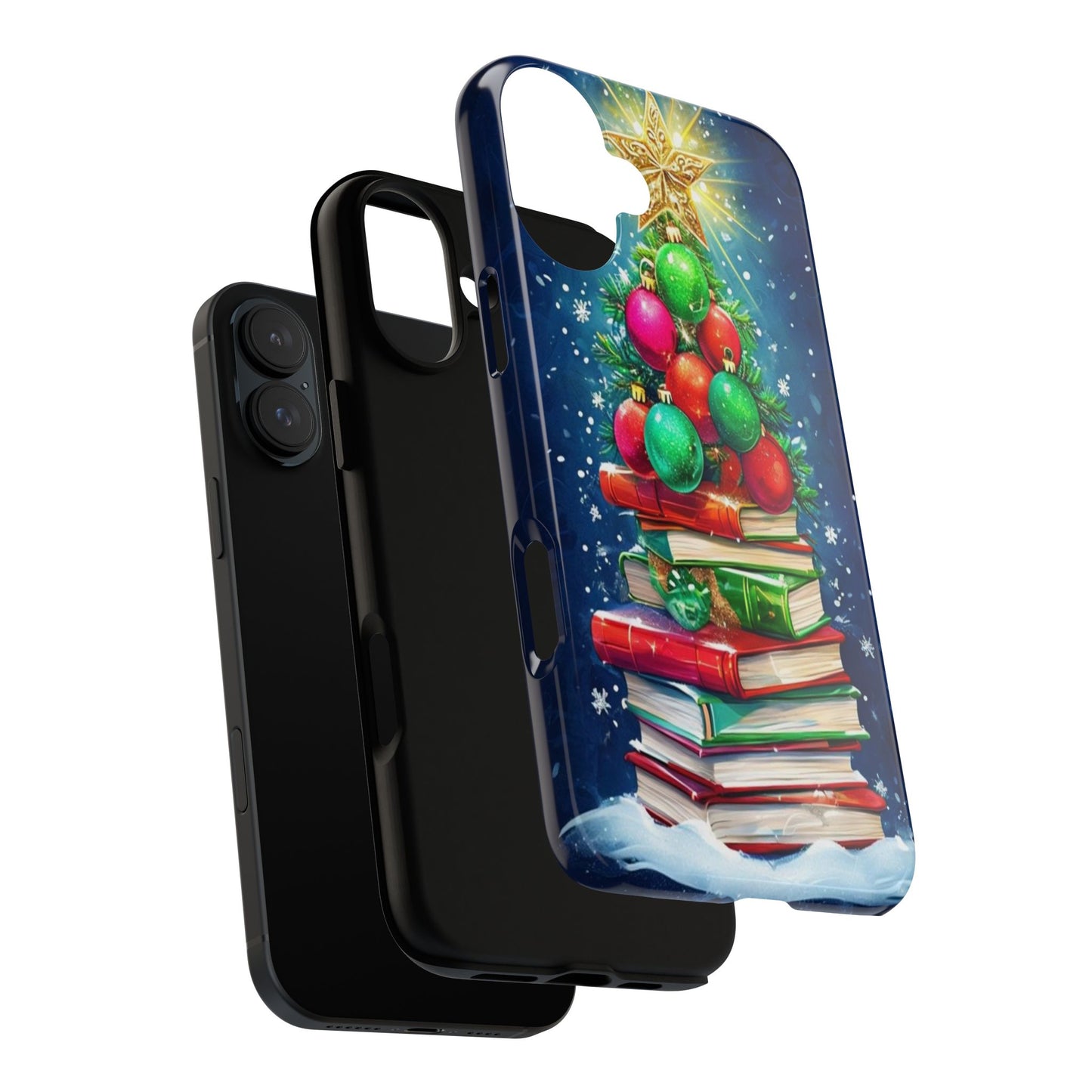 Cute Christmas Books Phone Case