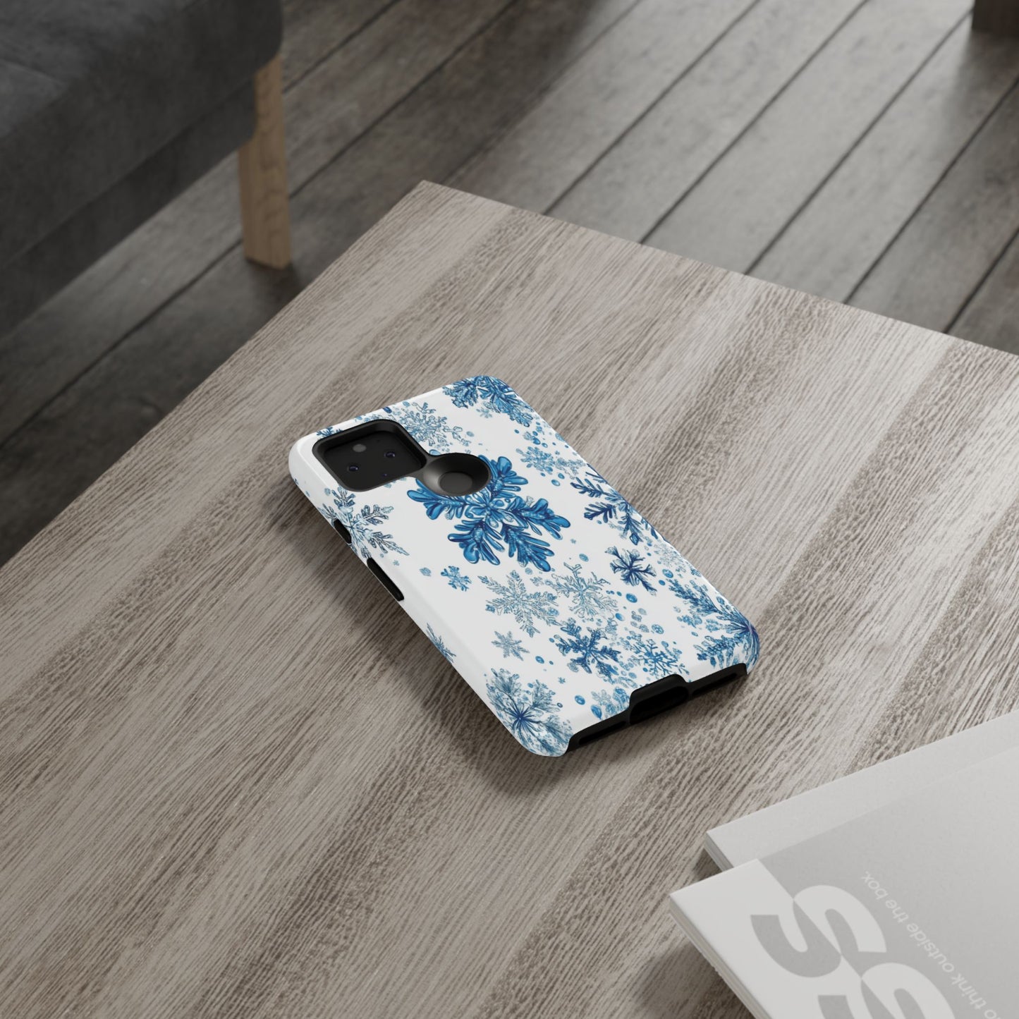 Blue Snowflake Phone Case