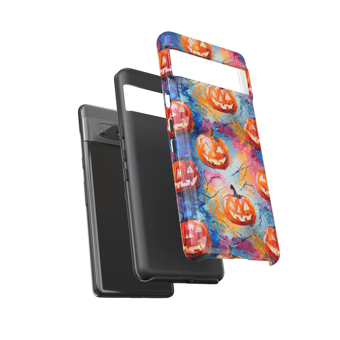 Abstract Jack-O-Lantern Phone Case