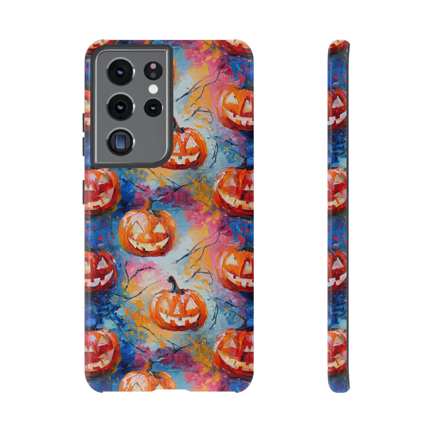 Abstract Jack-O-Lantern Phone Case