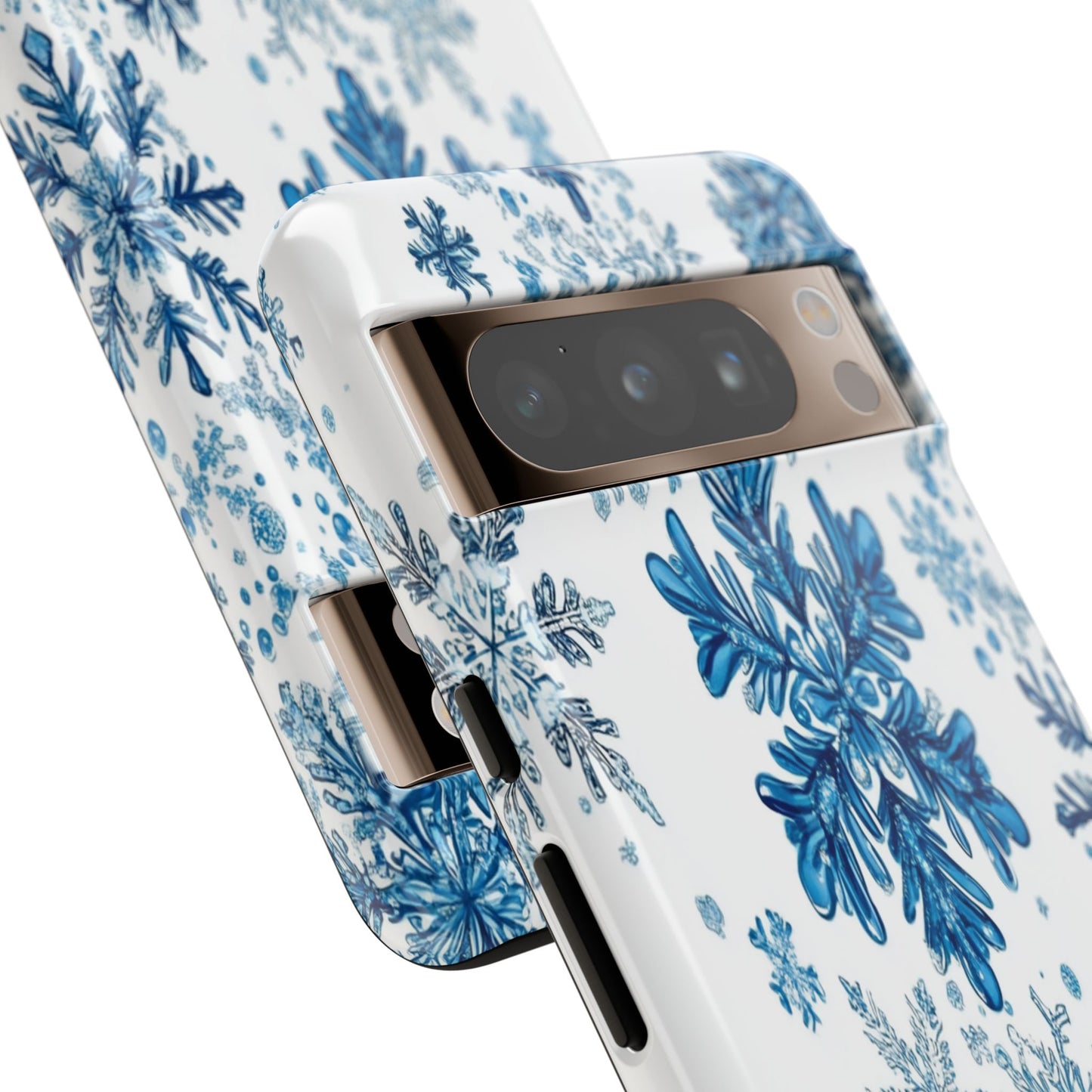 Blue Snowflake Phone Case