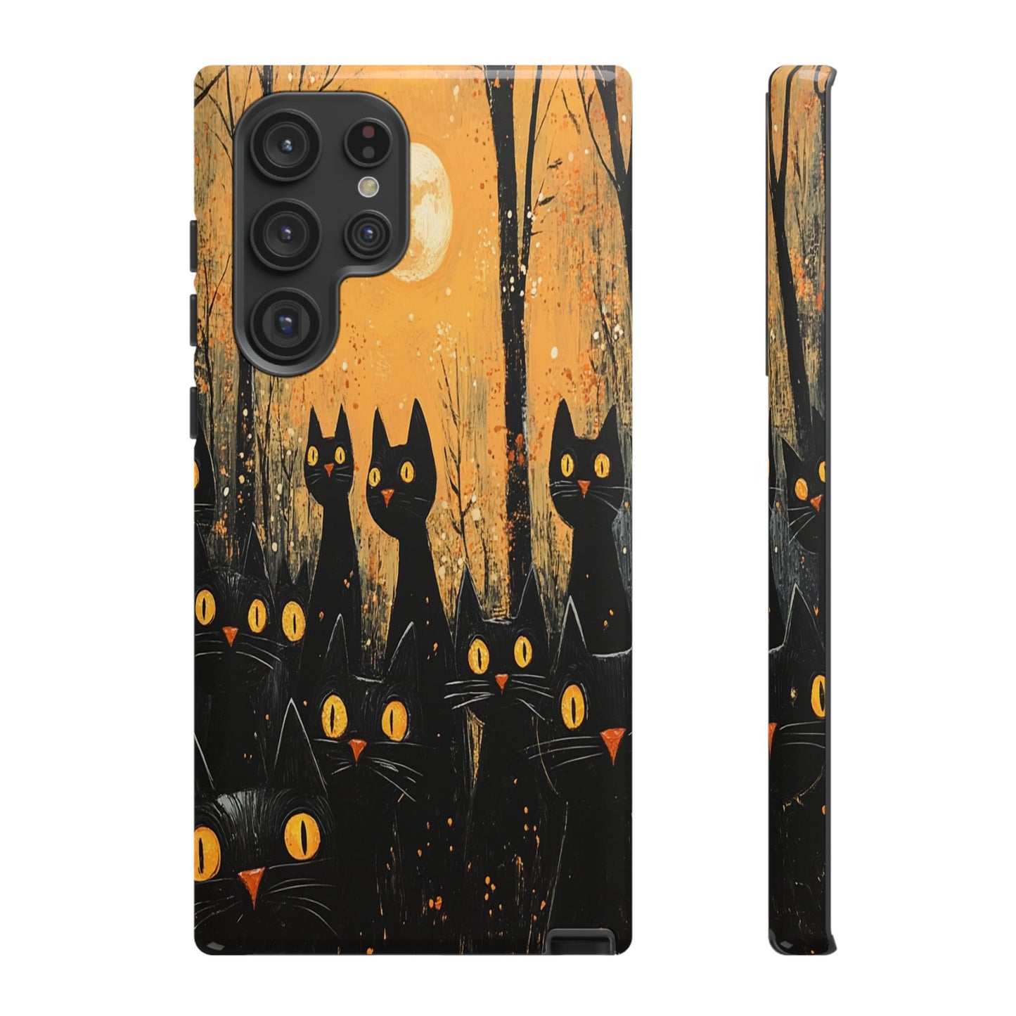 Midnight Whiskers Phone Case