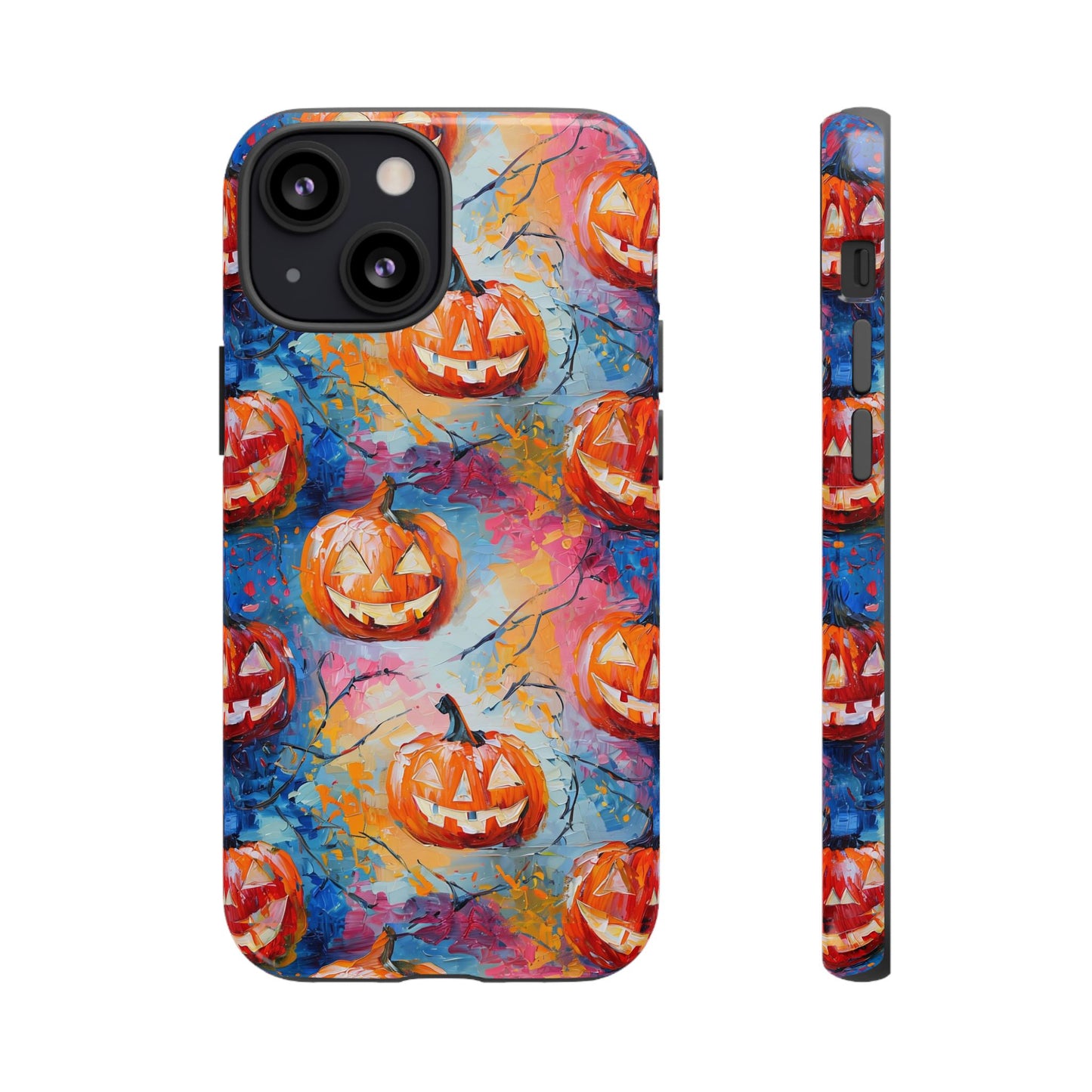 Abstract Jack-O-Lantern Phone Case