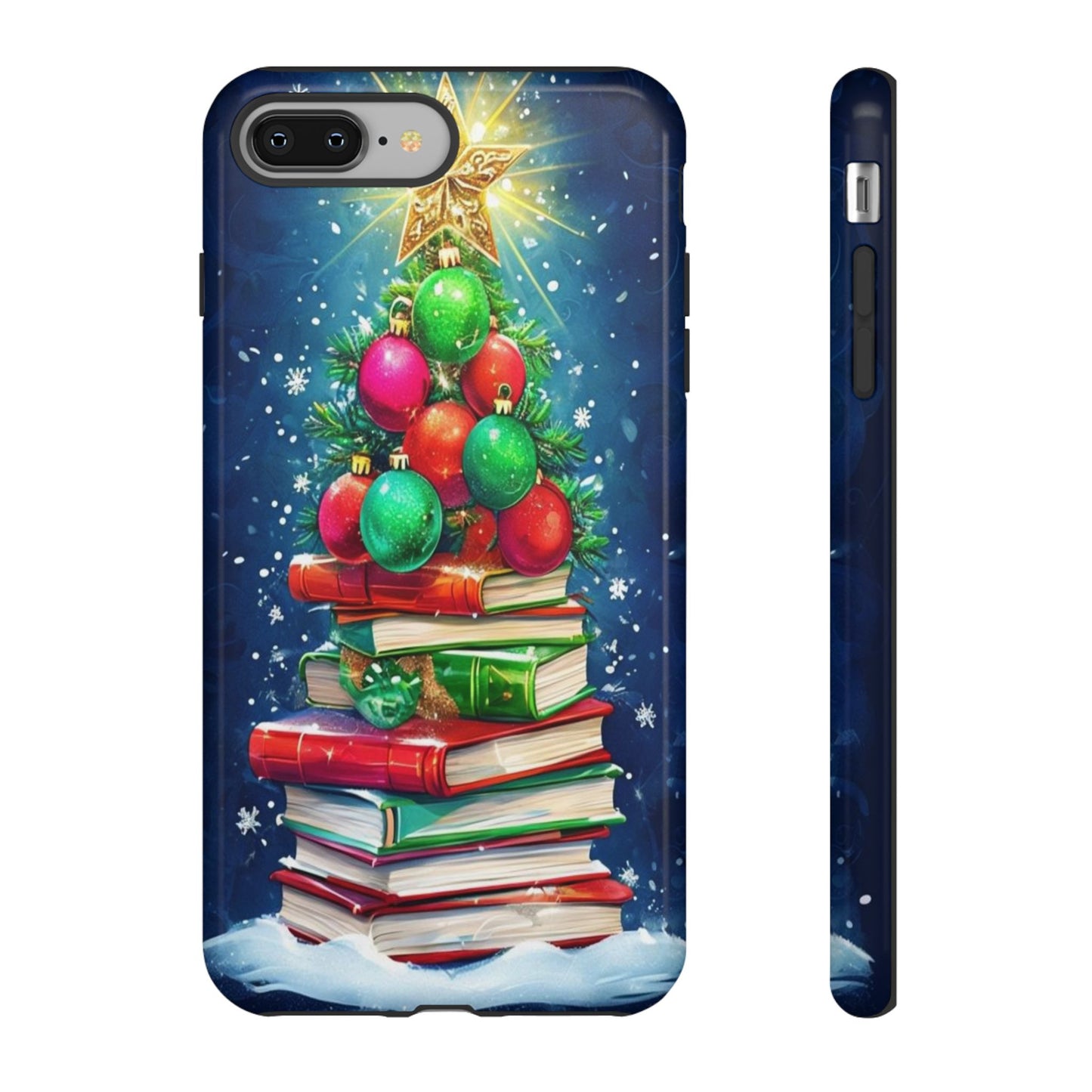 Cute Christmas Books Phone Case