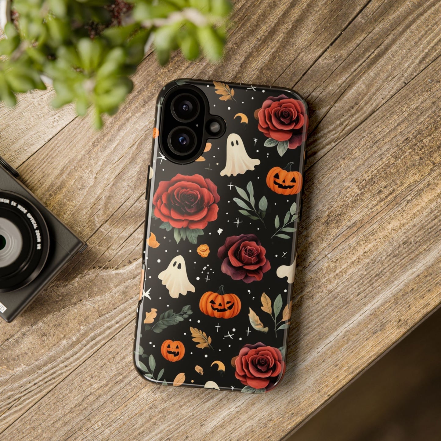 Roses and Ghosts Phone Case