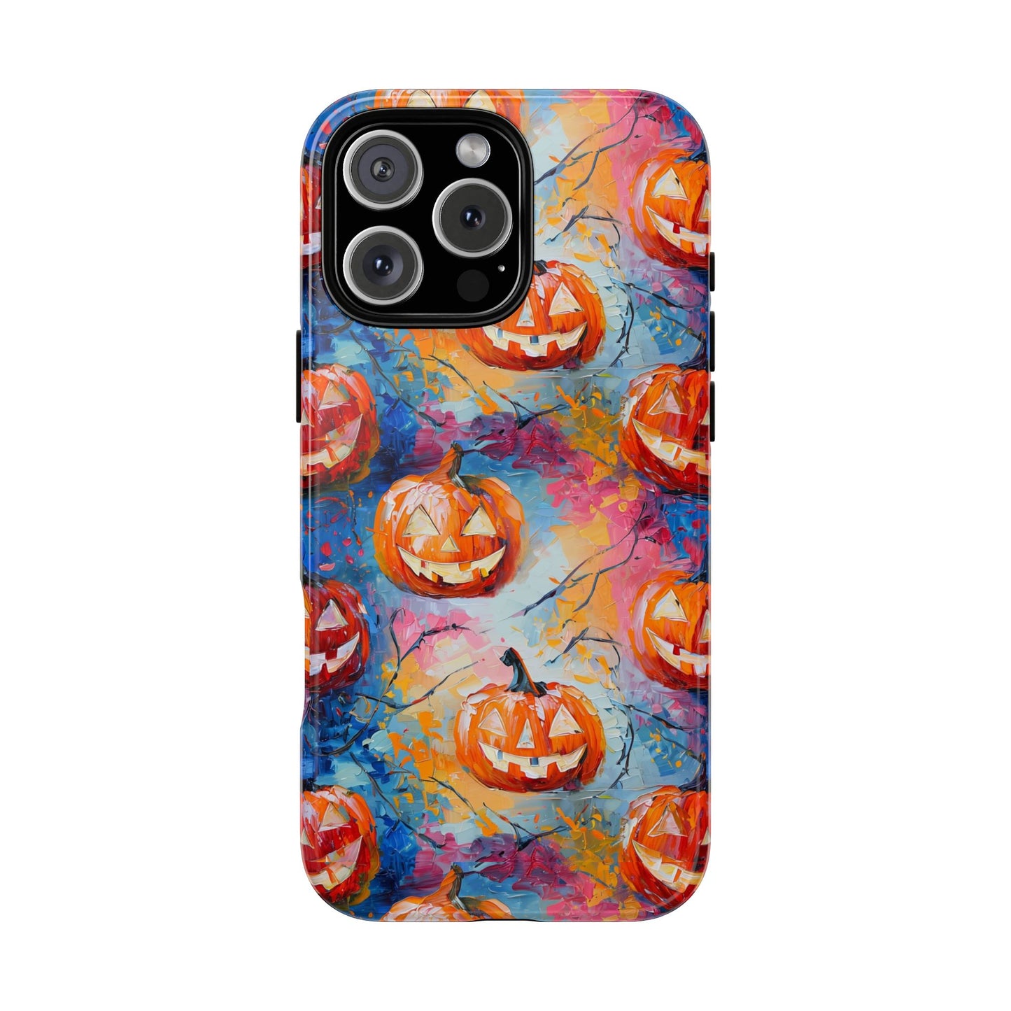 Abstract Jack-O-Lantern Phone Case