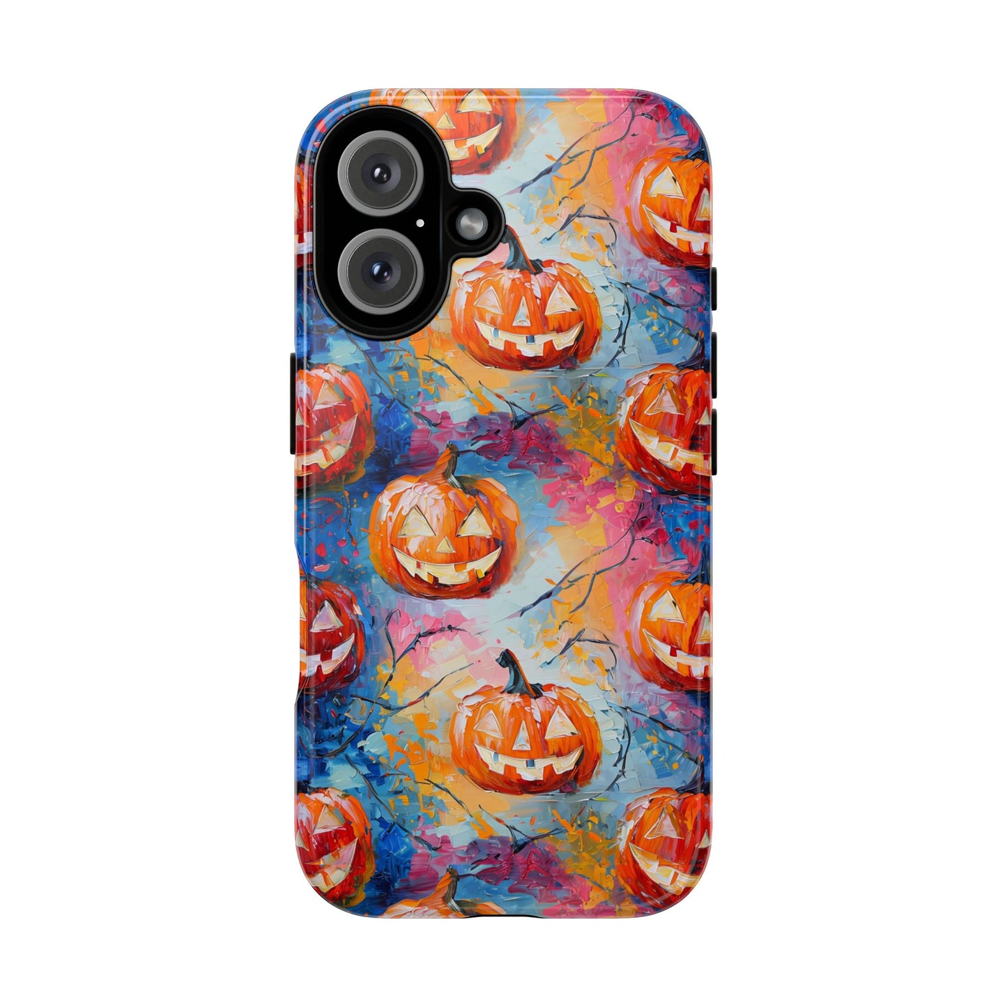 Abstract Jack-O-Lantern Phone Case