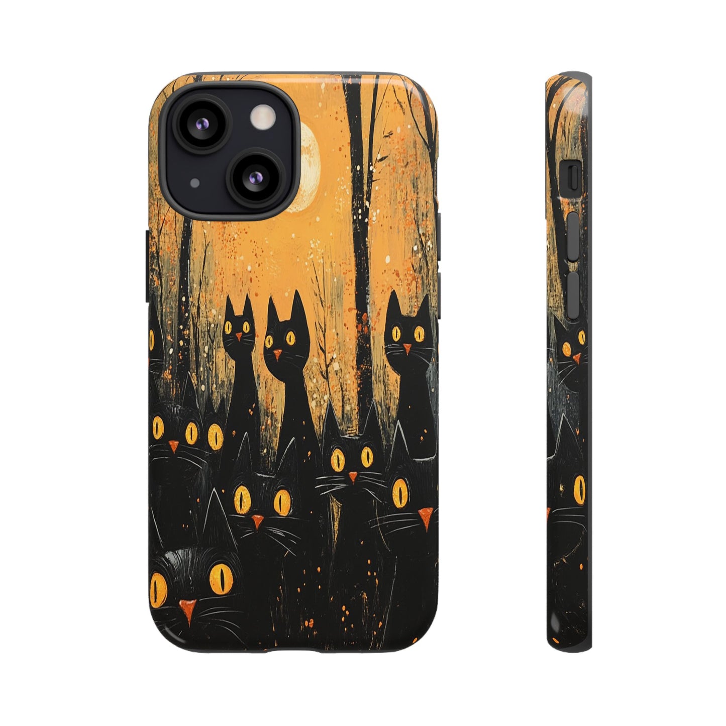 Midnight Whiskers Phone Case