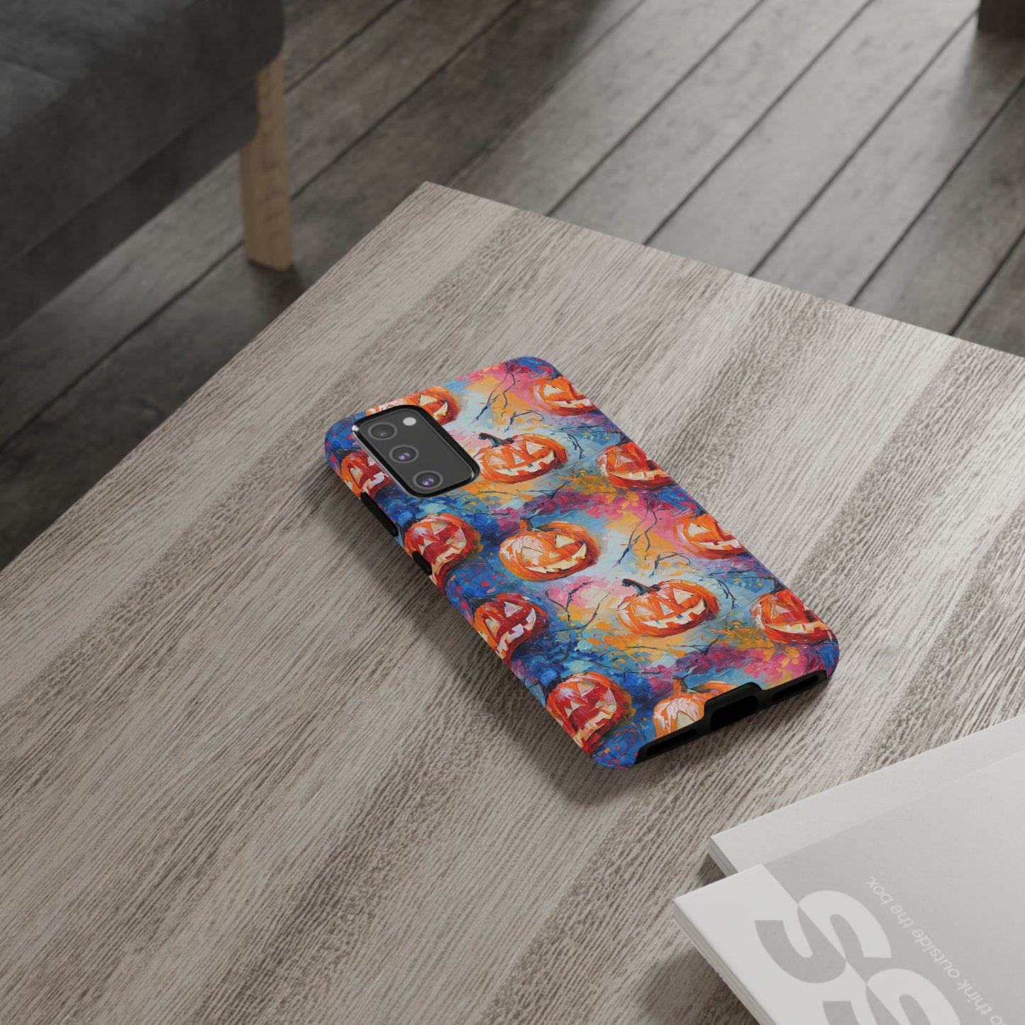 Abstract Jack-O-Lantern Phone Case