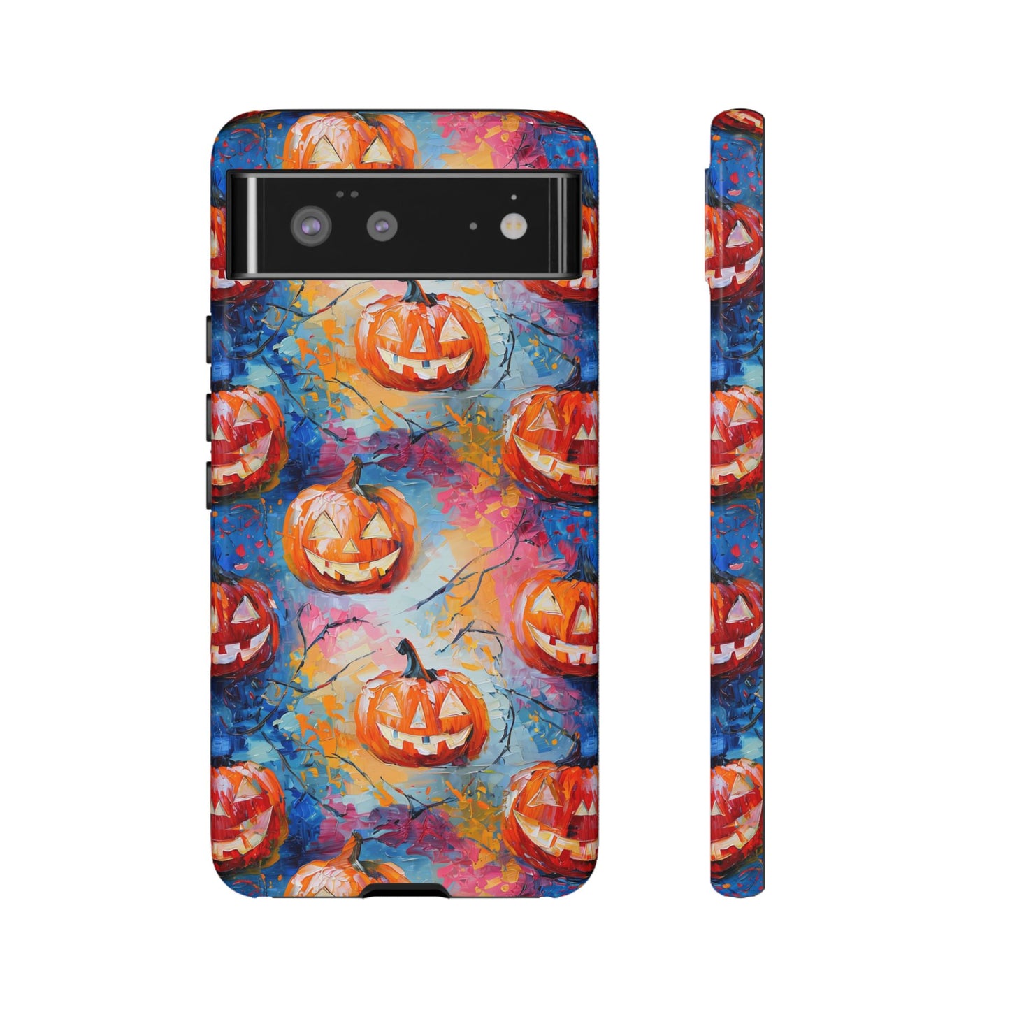 Abstract Jack-O-Lantern Phone Case