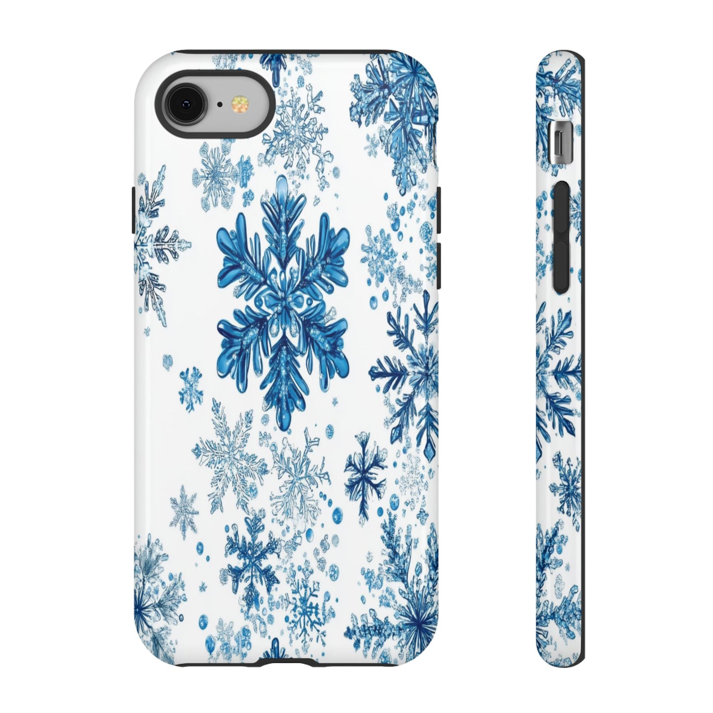 Blue Snowflake Phone Case