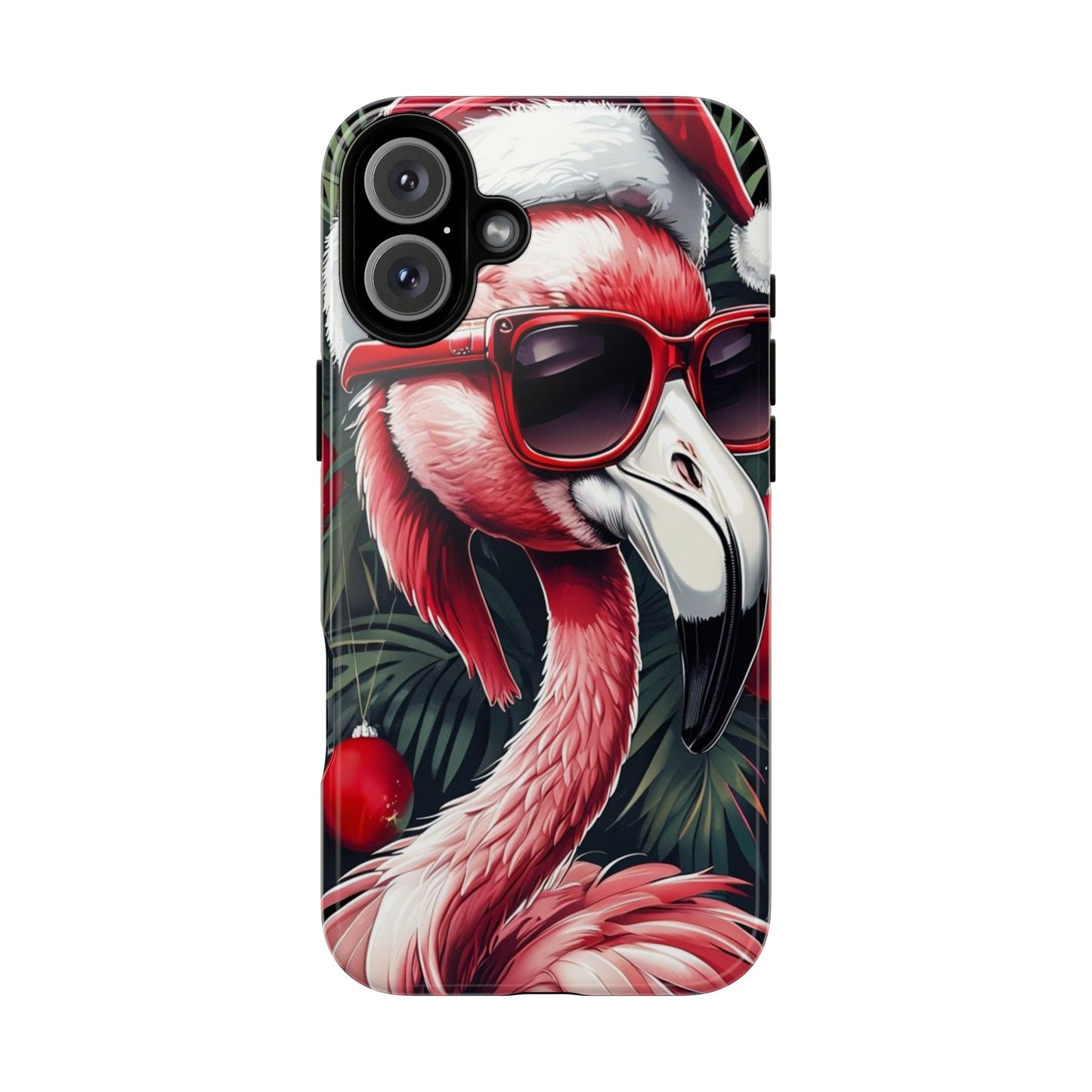 Festive Flamingo Holiday Phone Case