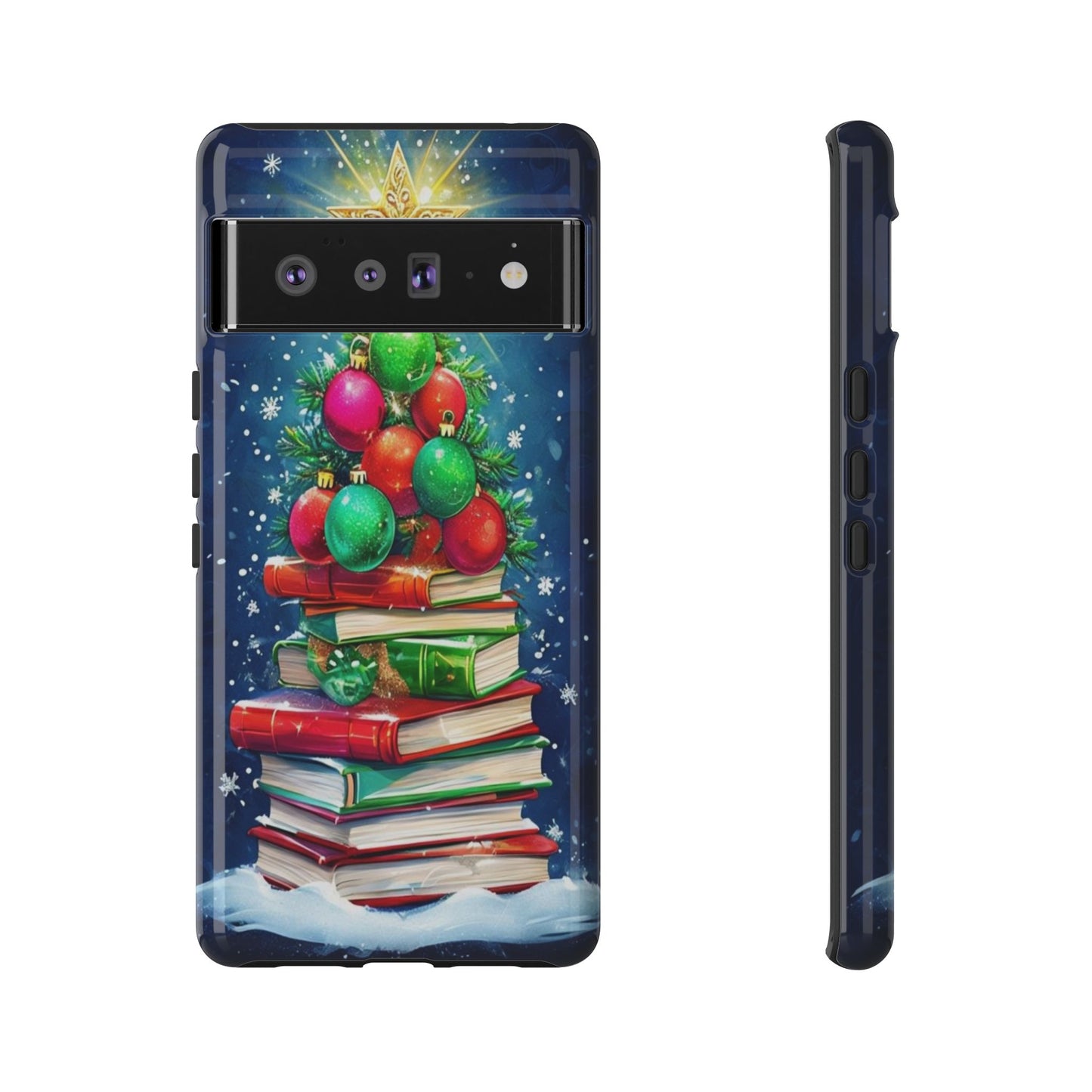 Cute Christmas Books Phone Case