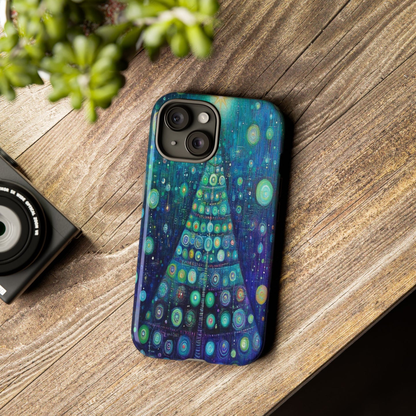 Phone Case - Beautiful Abstract Christmas Tree Design