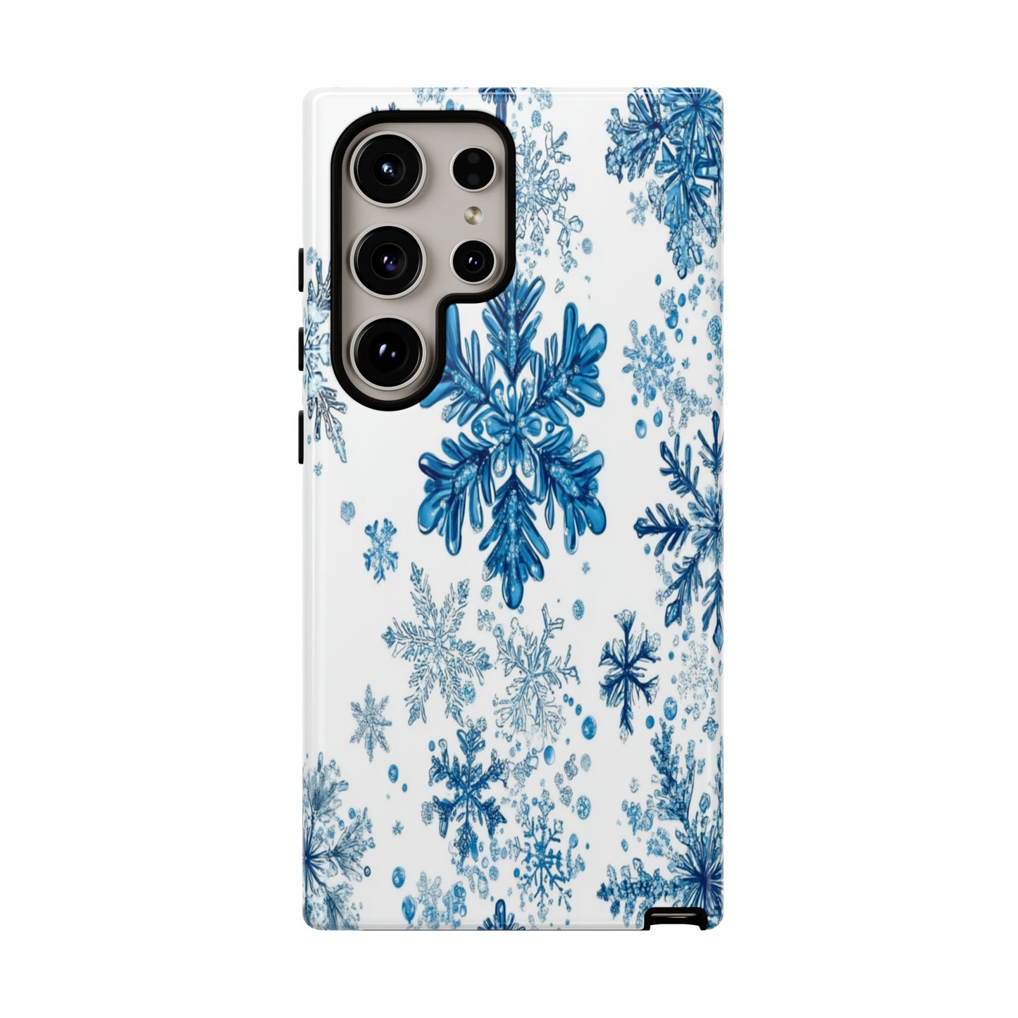 Blue Snowflake Phone Case