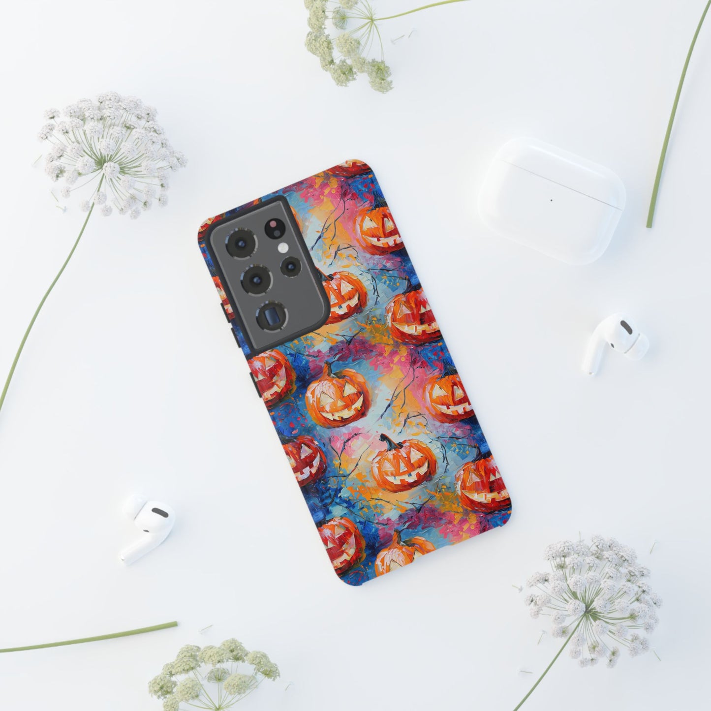 Abstract Jack-O-Lantern Phone Case