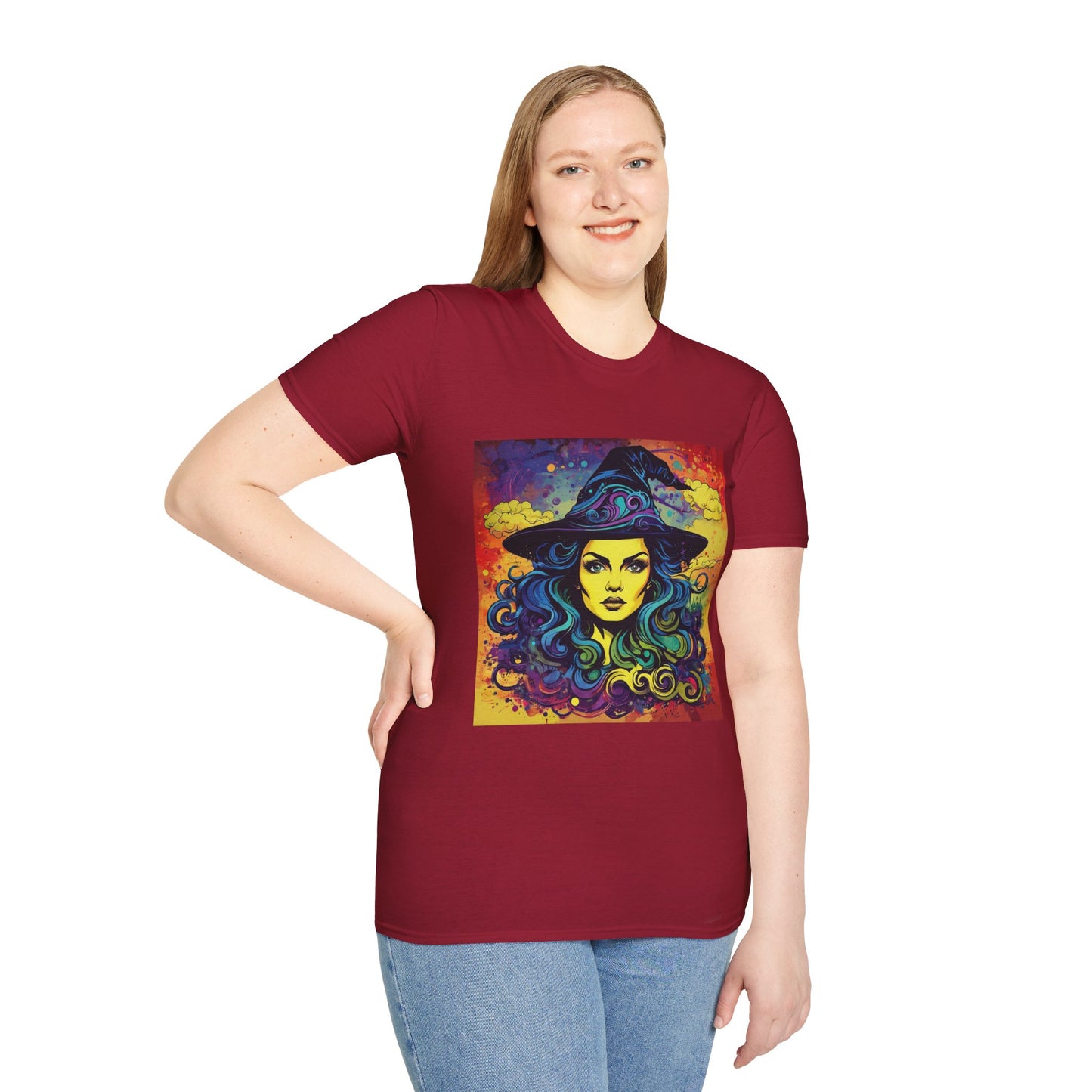 Psychedelic Witch Unisex Softstyle T-Shirt