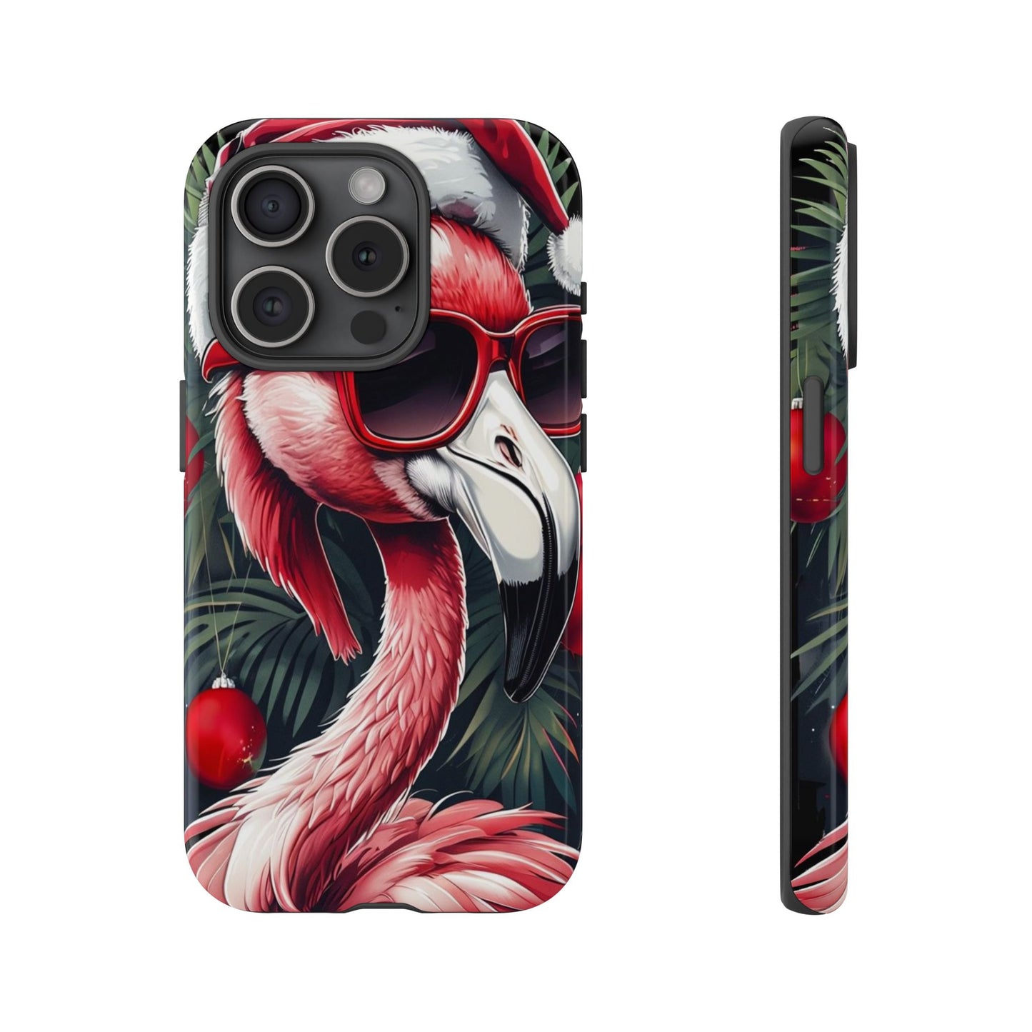 Festive Flamingo Holiday Phone Case