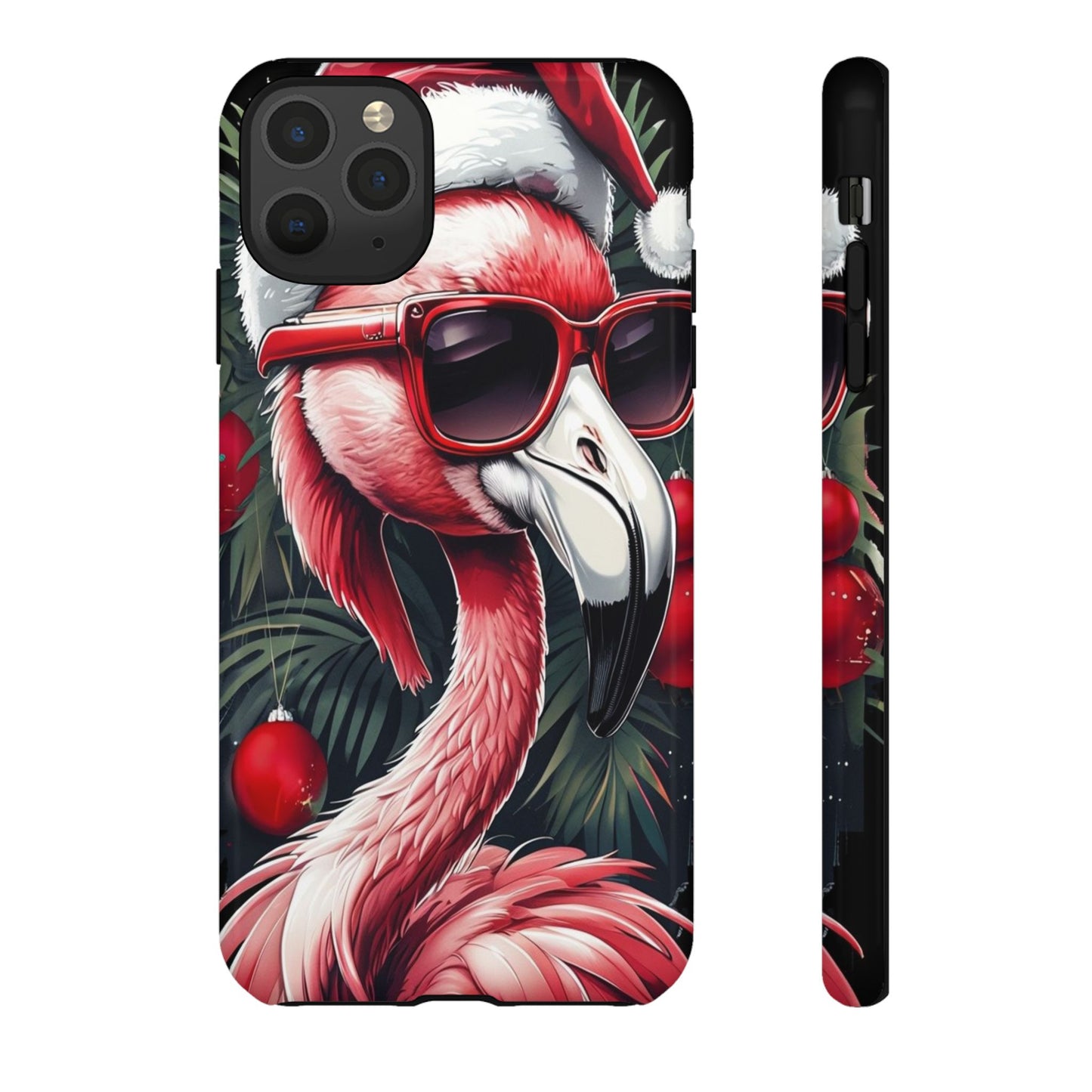 Festive Flamingo Holiday Phone Case