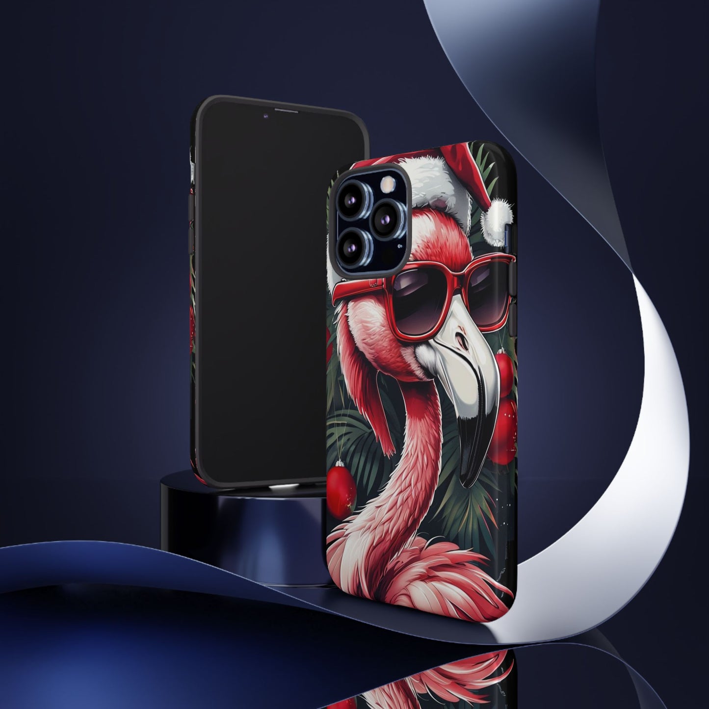 Festive Flamingo Holiday Phone Case