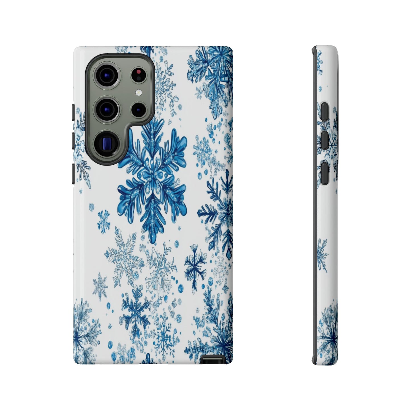 Blue Snowflake Phone Case