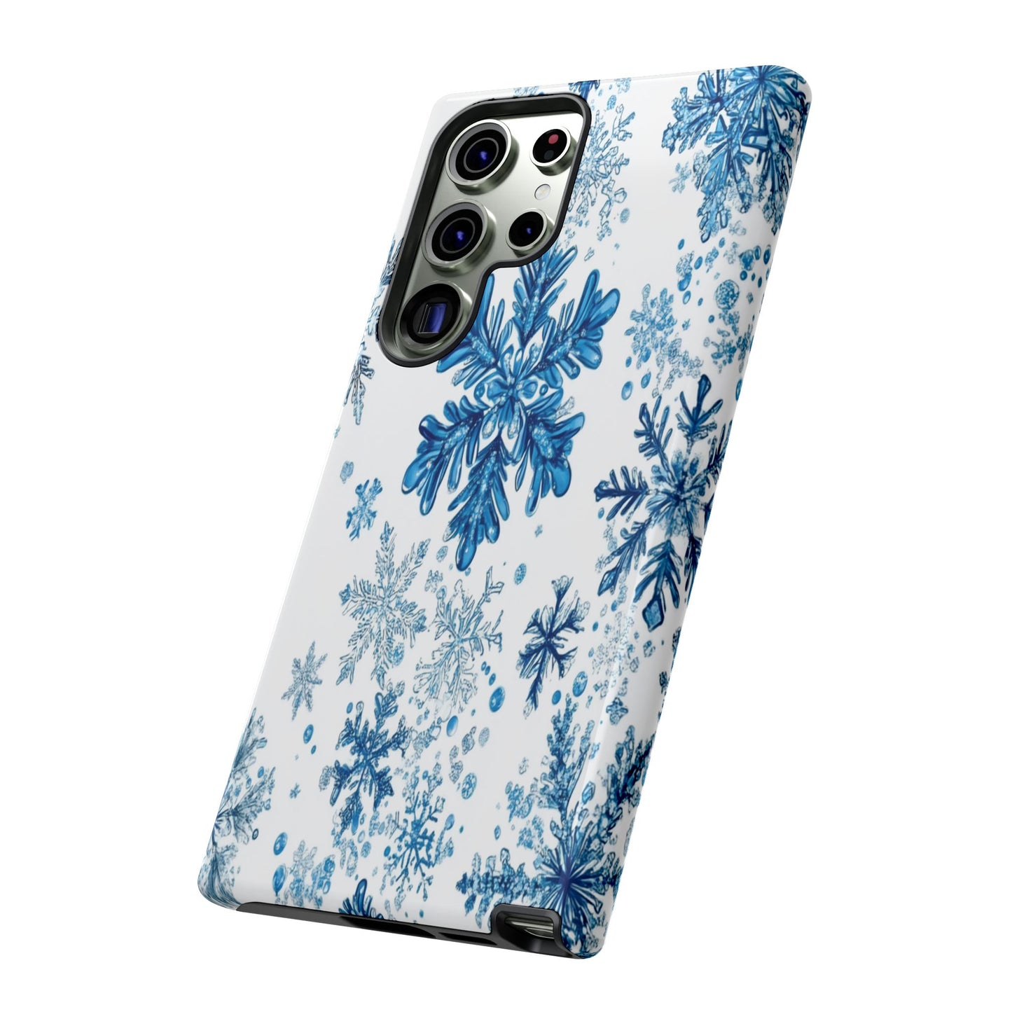 Blue Snowflake Phone Case