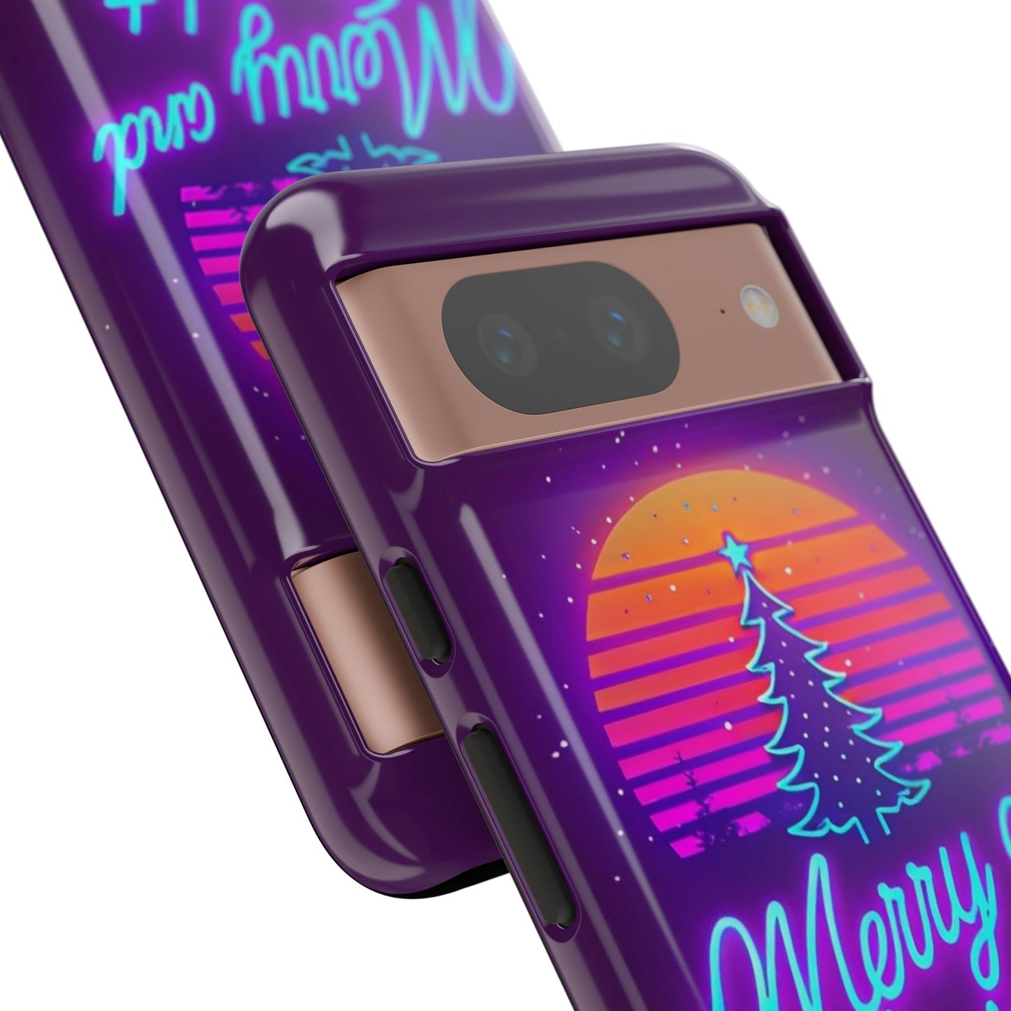 Merry and Bright Neon Phone Case