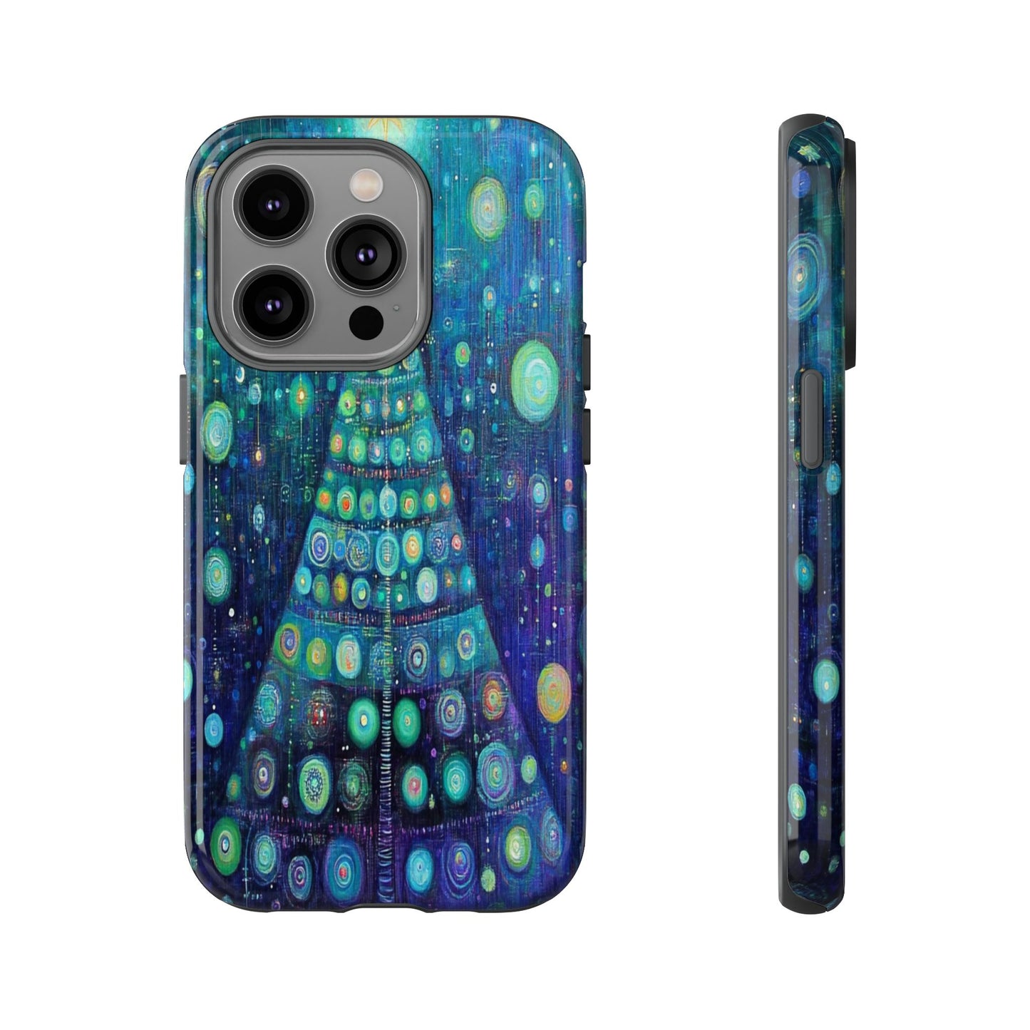 Phone Case - Beautiful Abstract Christmas Tree Design