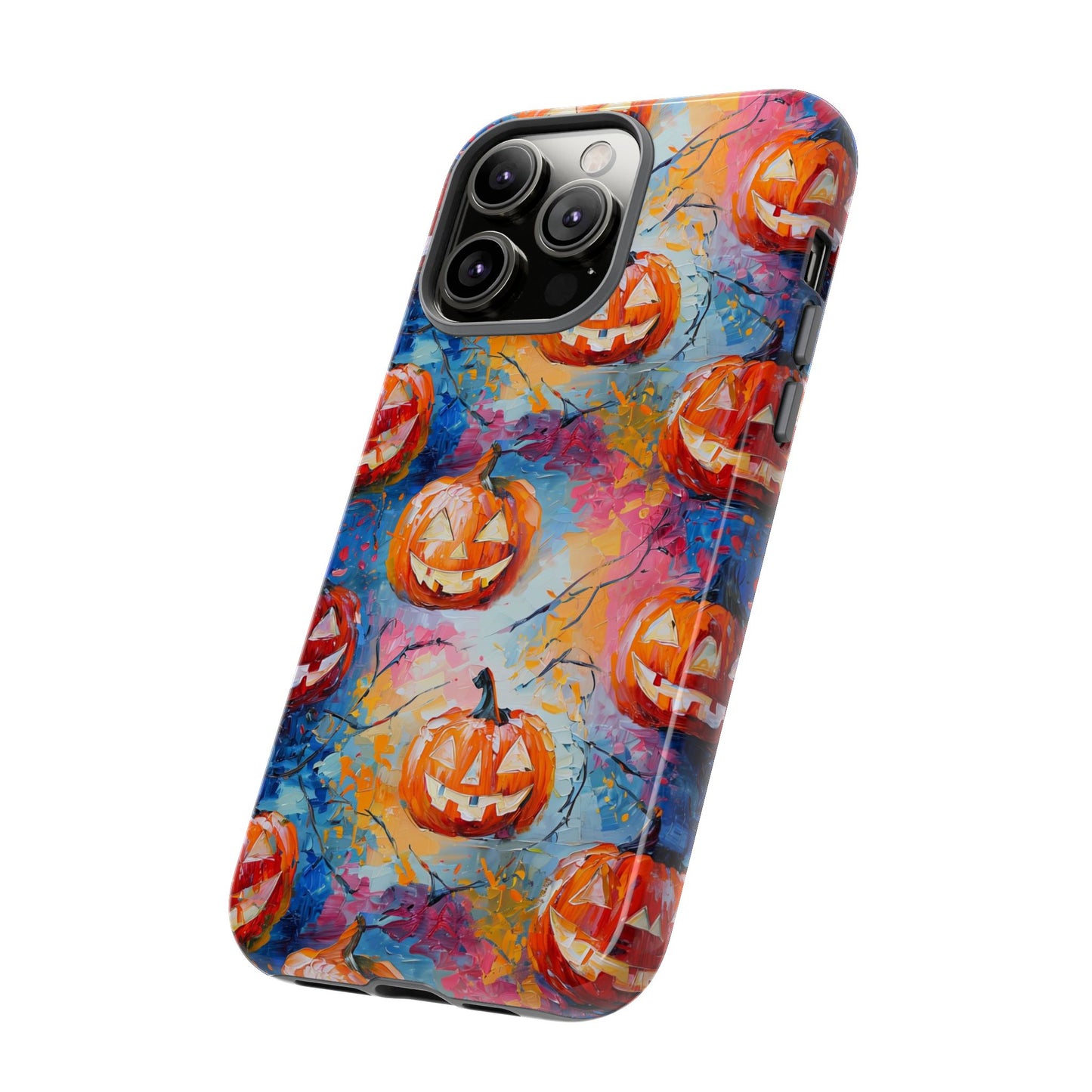 Abstract Jack-O-Lantern Phone Case