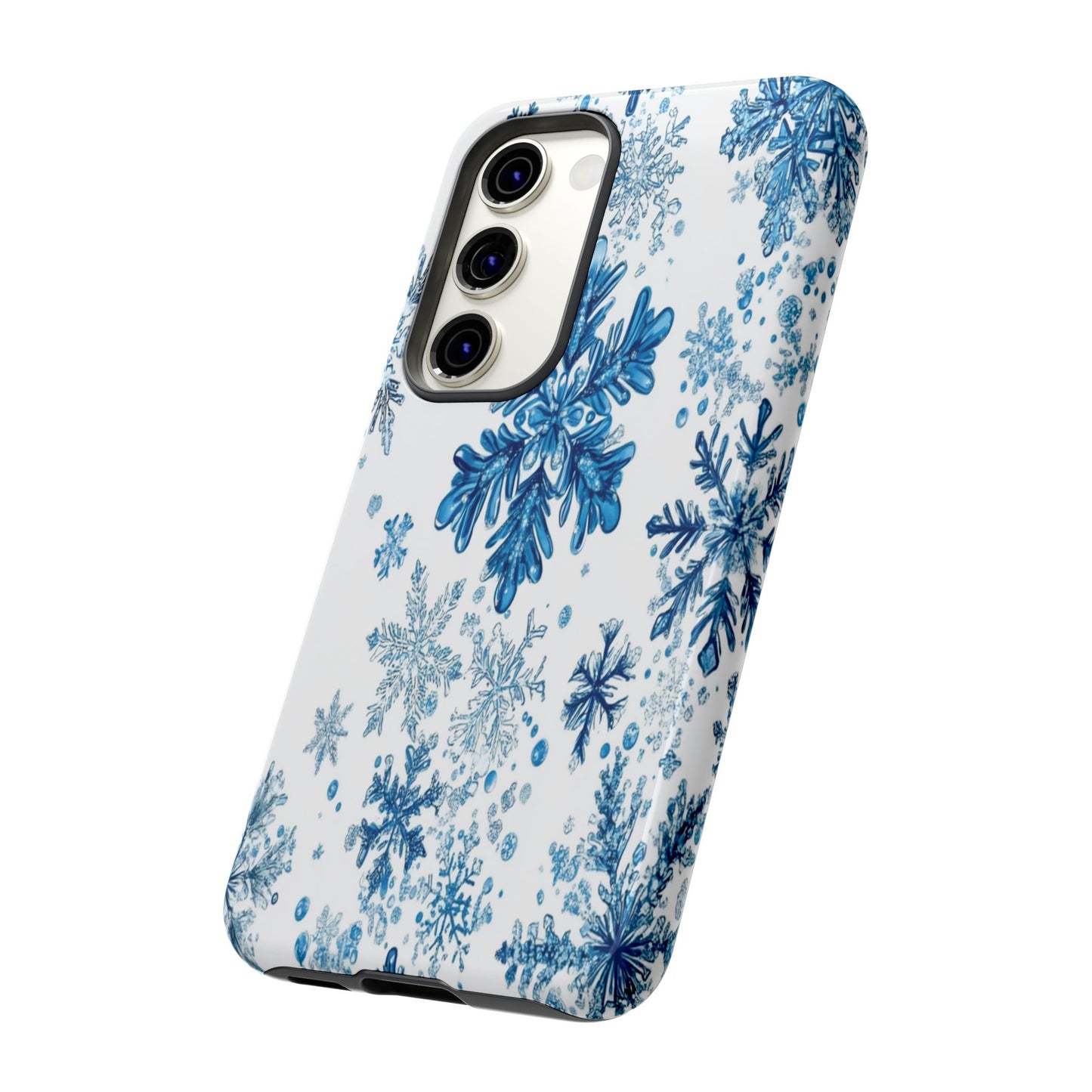 Blue Snowflake Phone Case