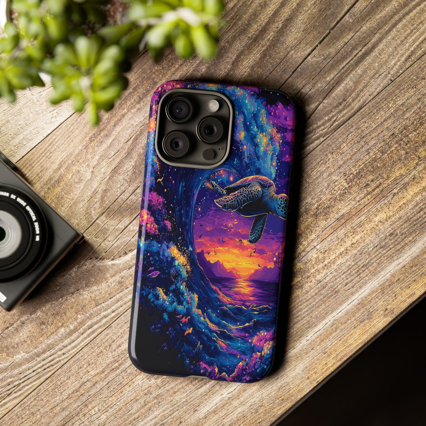 Cosmic Sea Turtle Tough Cases