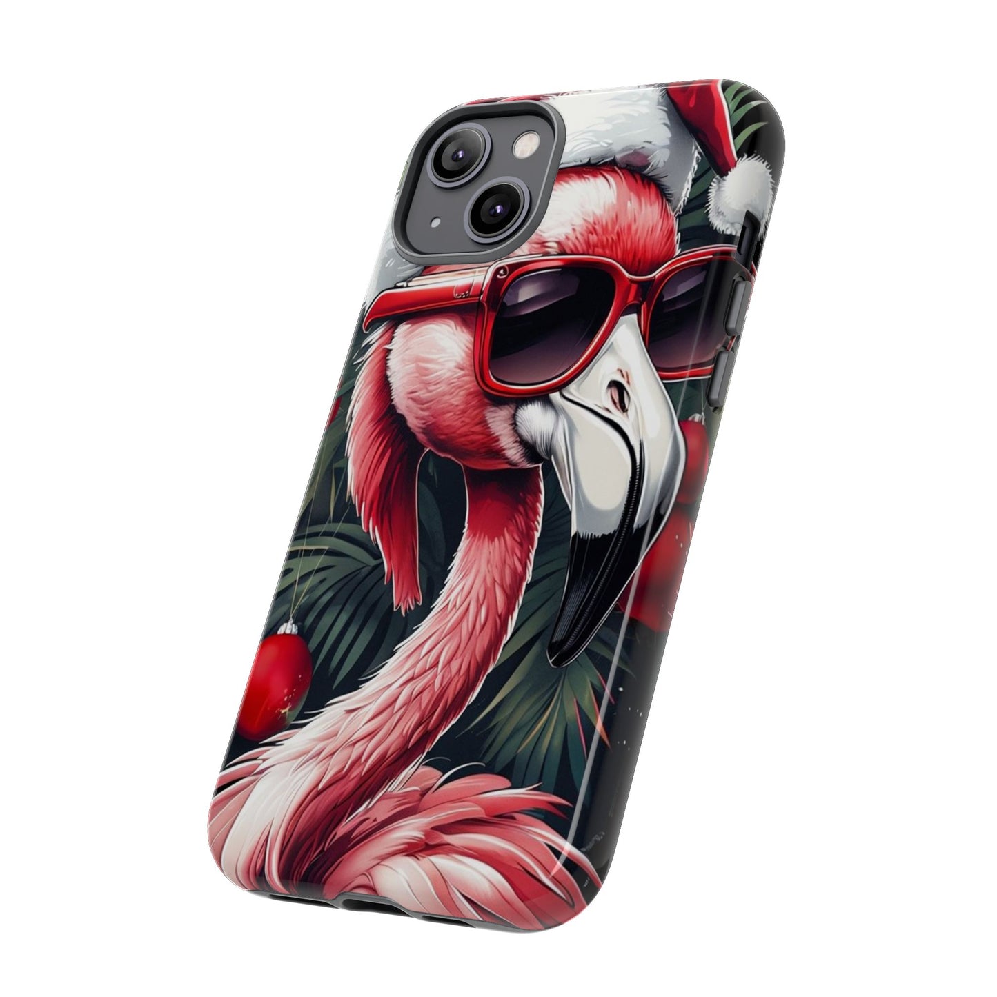 Festive Flamingo Holiday Phone Case