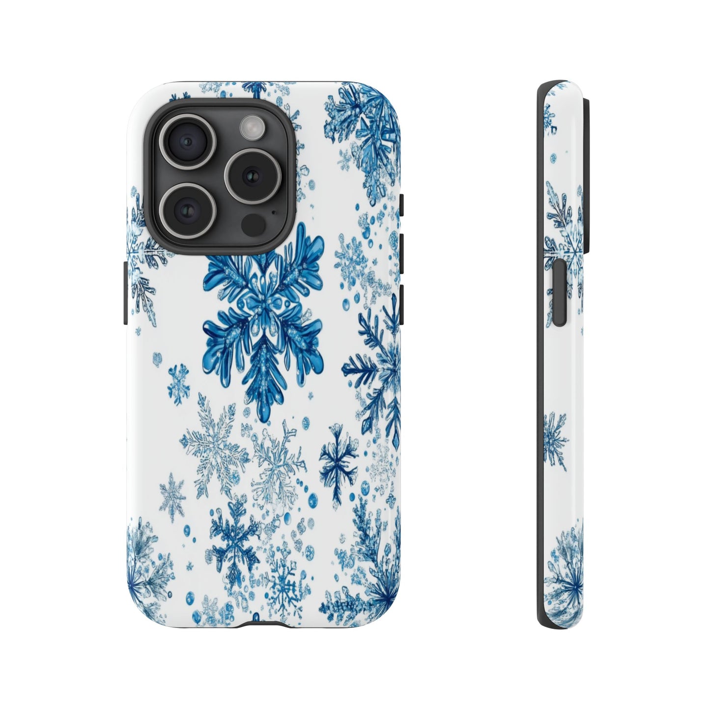 Blue Snowflake Phone Case