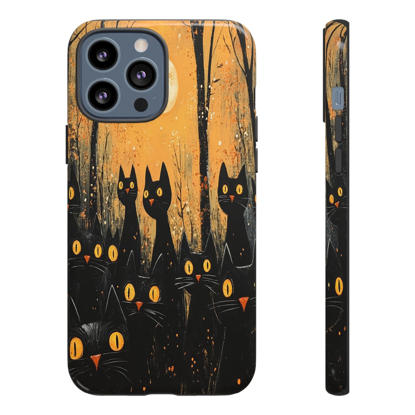 Midnight Whiskers Phone Case