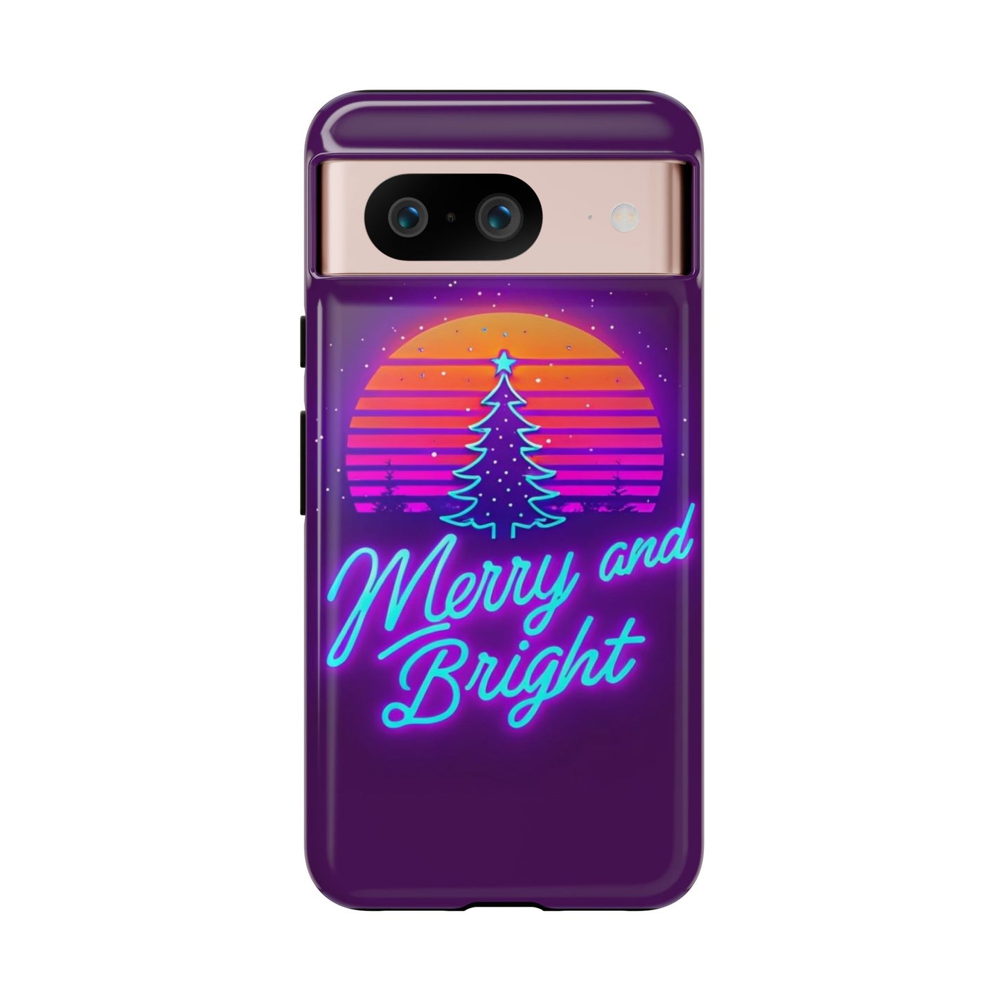 Merry and Bright Neon Phone Case