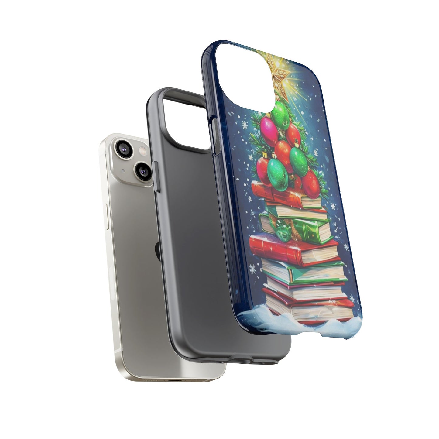 Cute Christmas Books Phone Case