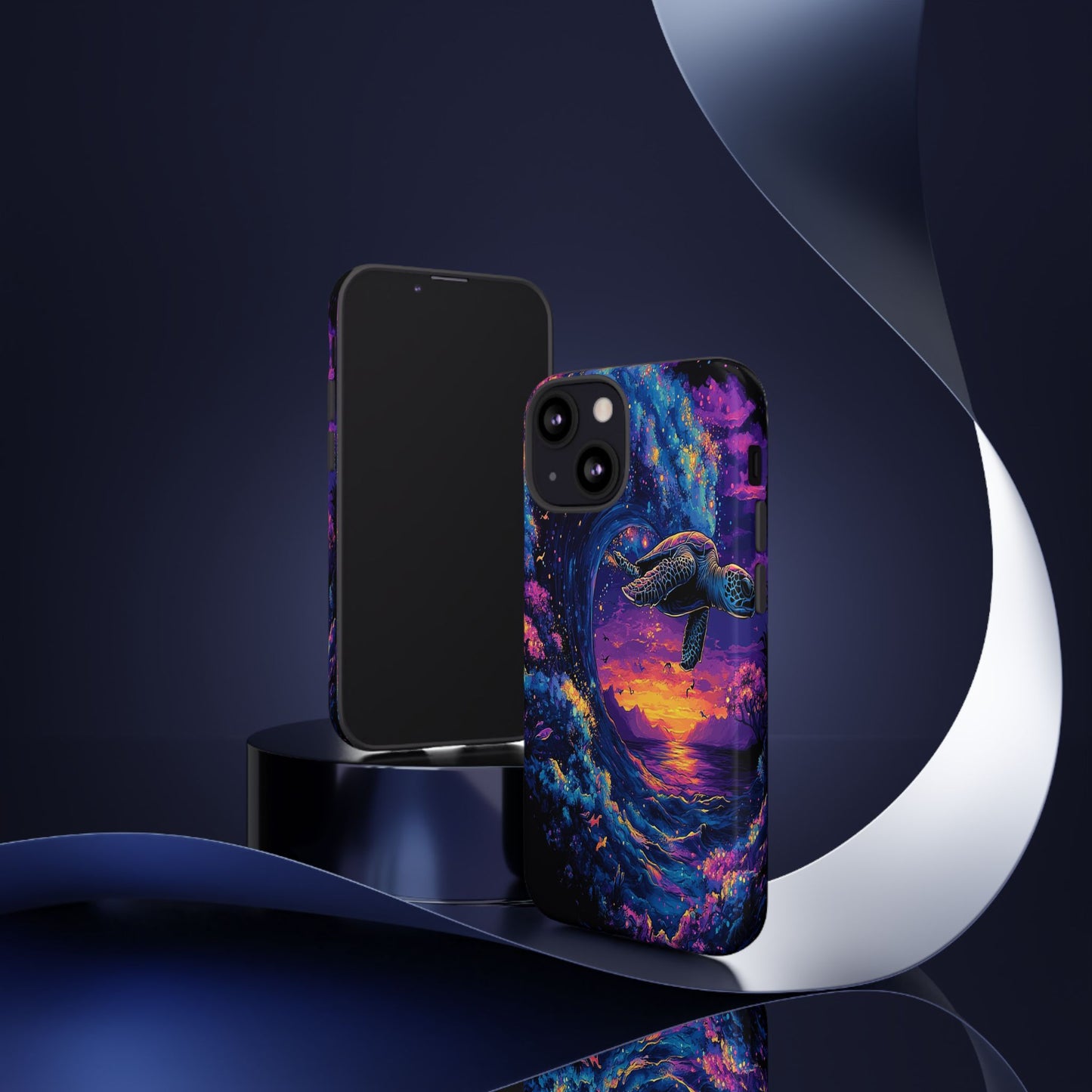 Cosmic Sea Turtle Tough Cases