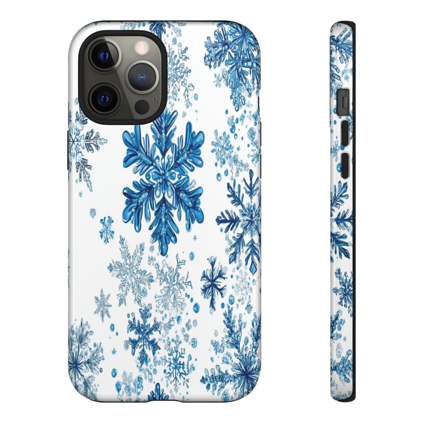 Blue Snowflake Phone Case