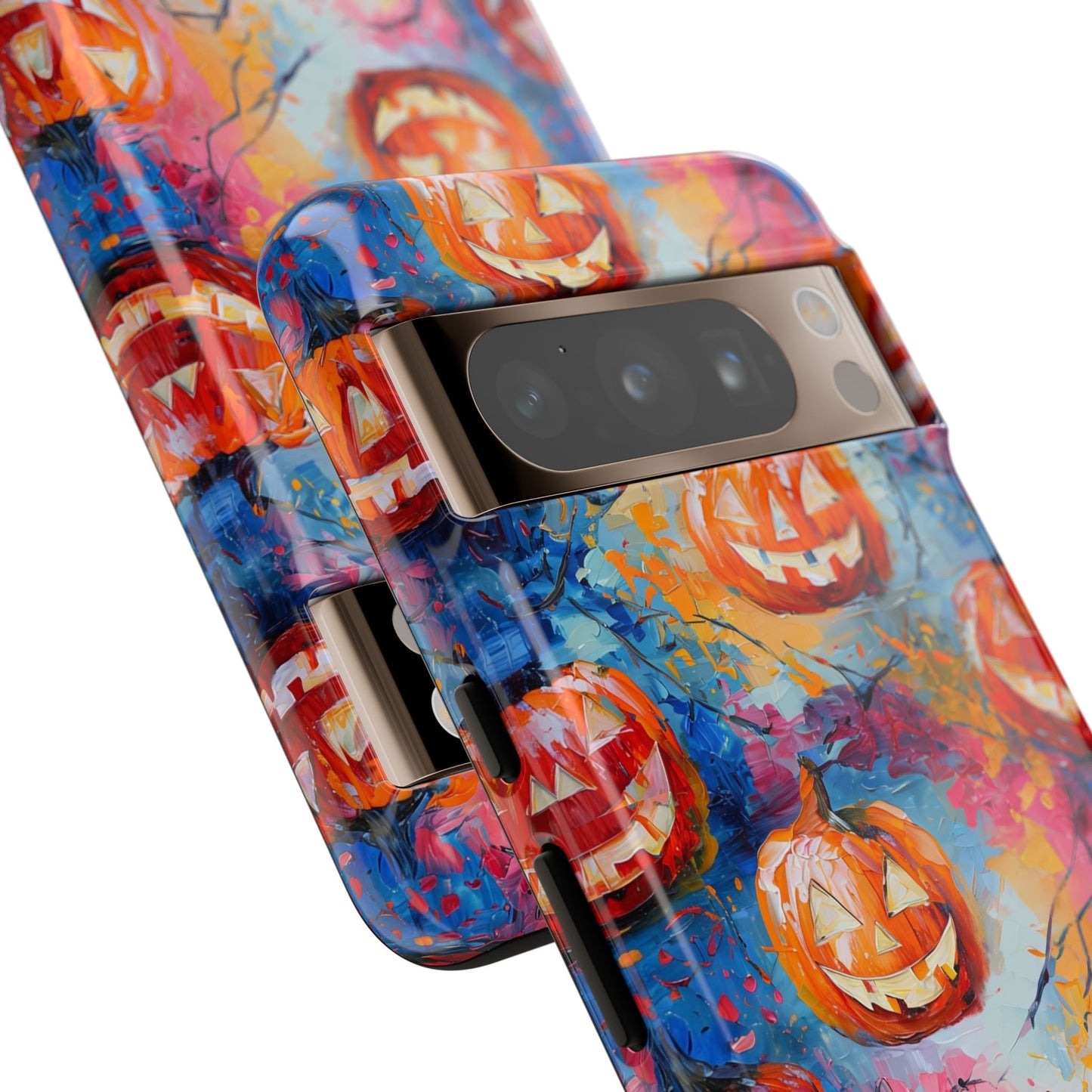 Abstract Jack-O-Lantern Phone Case