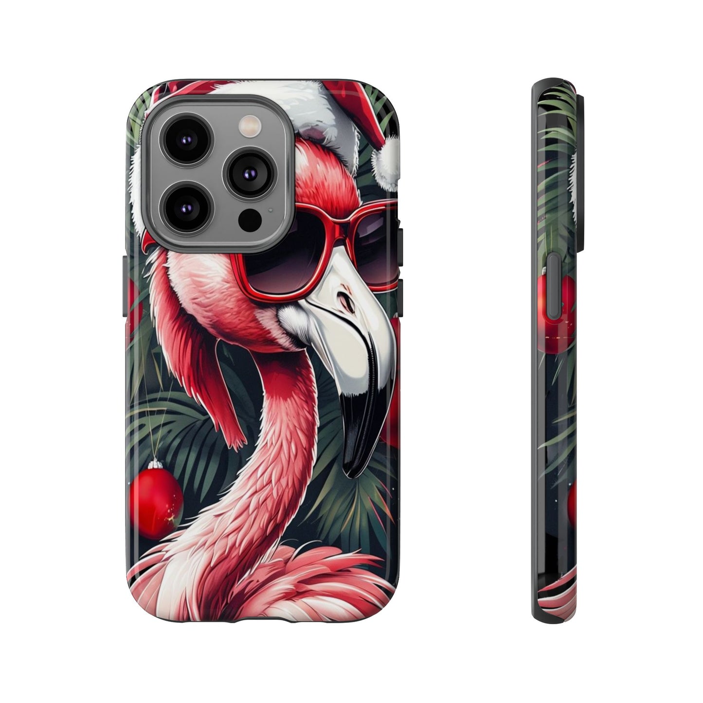 Festive Flamingo Holiday Phone Case