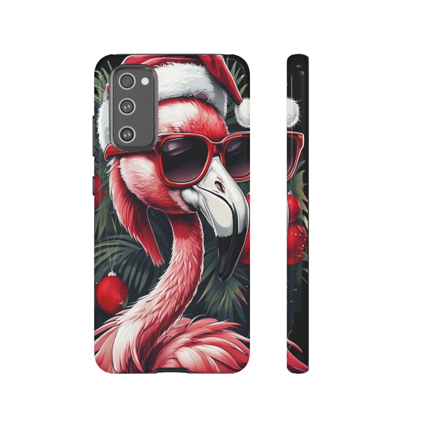 Festive Flamingo Holiday Phone Case