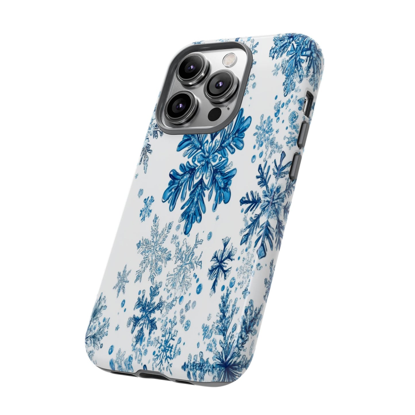 Blue Snowflake Phone Case