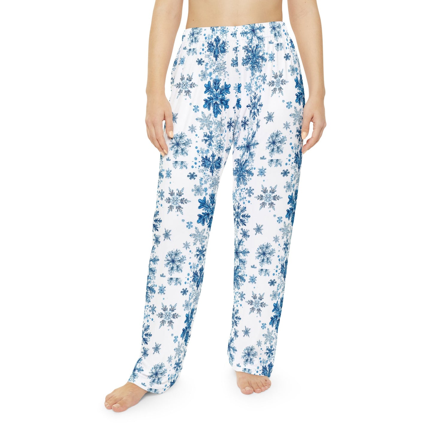 Blue Snowflake Pajama Pants