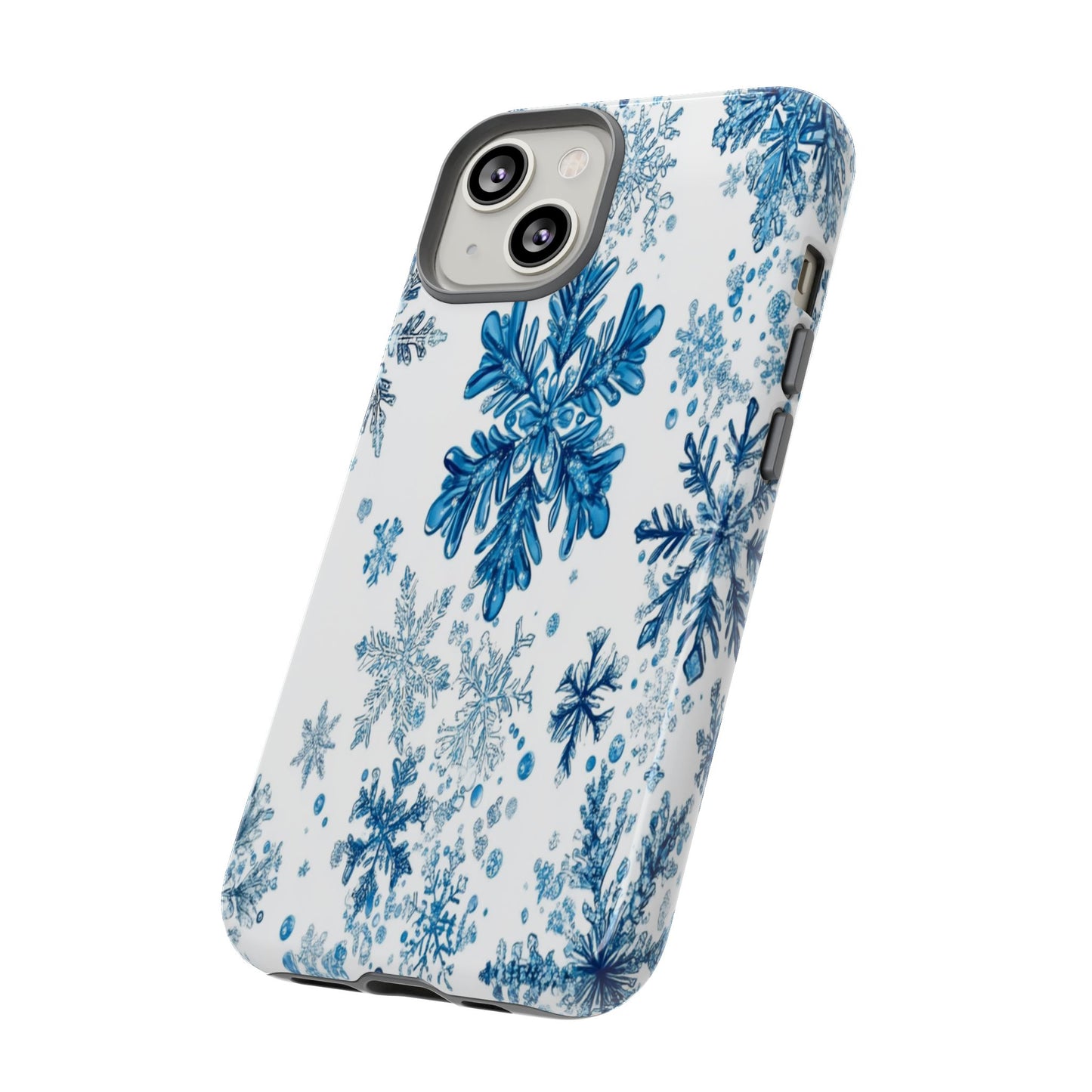 Blue Snowflake Phone Case