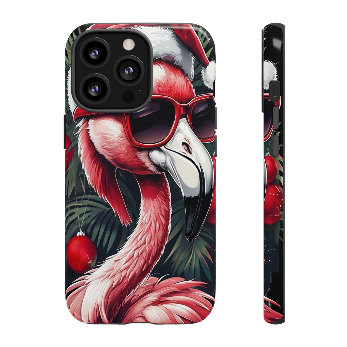 Festive Flamingo Holiday Phone Case