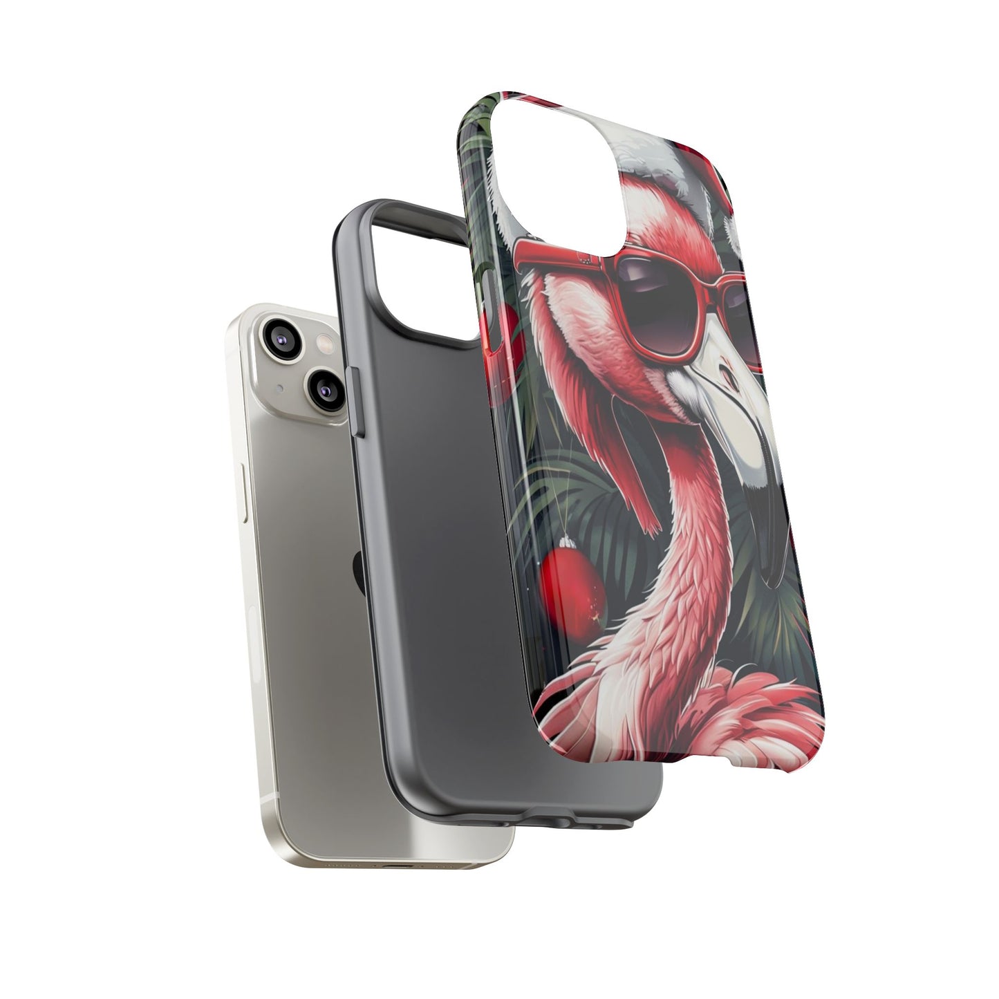 Festive Flamingo Holiday Phone Case