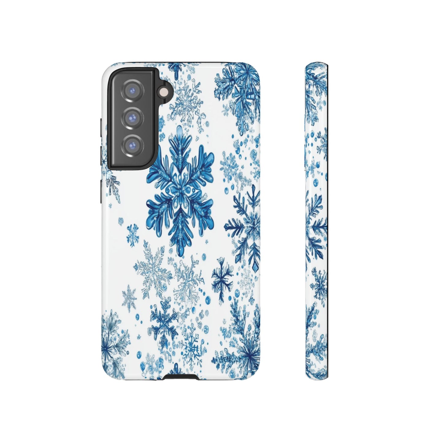 Blue Snowflake Phone Case